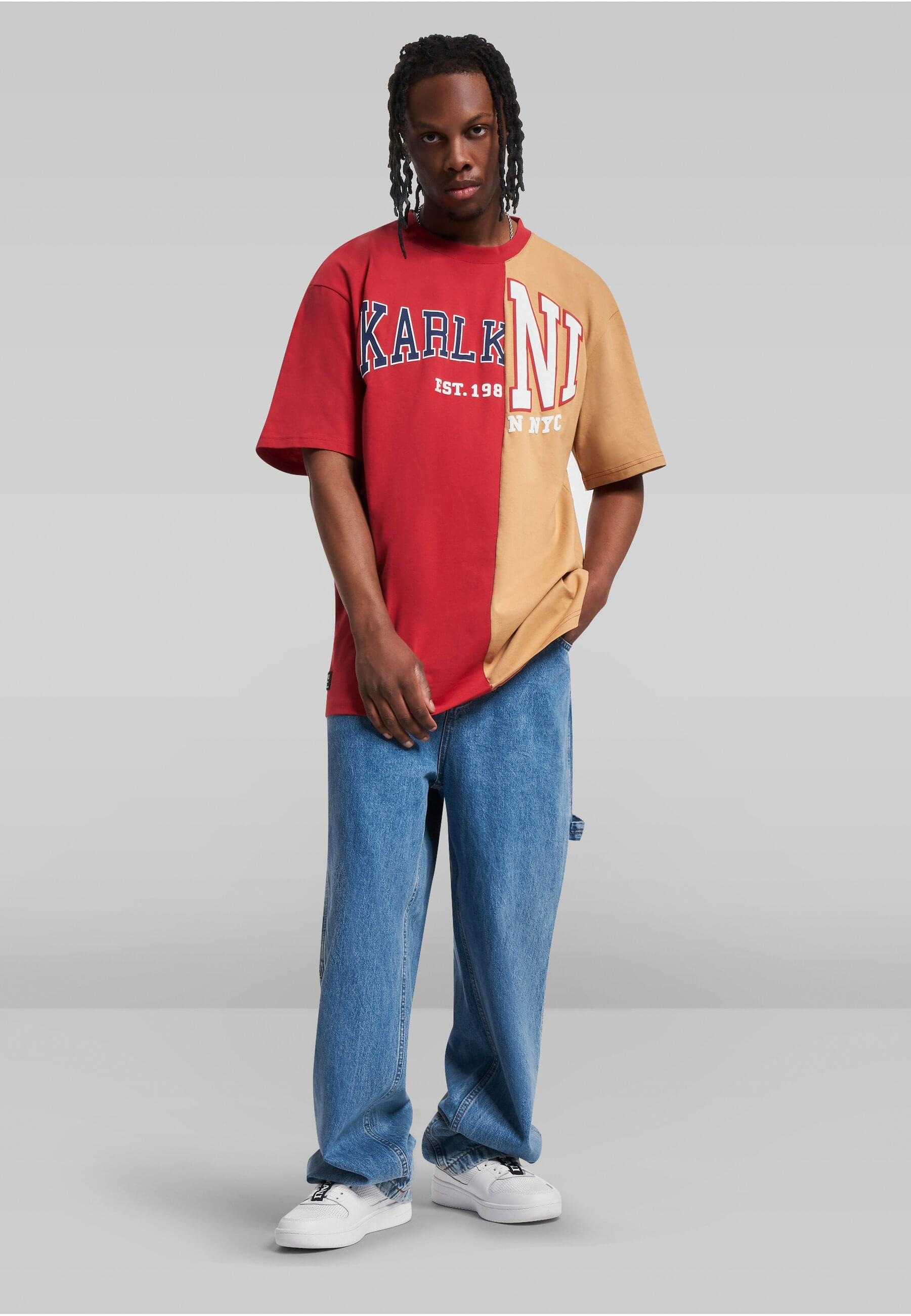 Karl Kani T-Shirt »Karl Kani Herren KU234-004-2 KK Woven Retro Split Tee« 1 Stk.