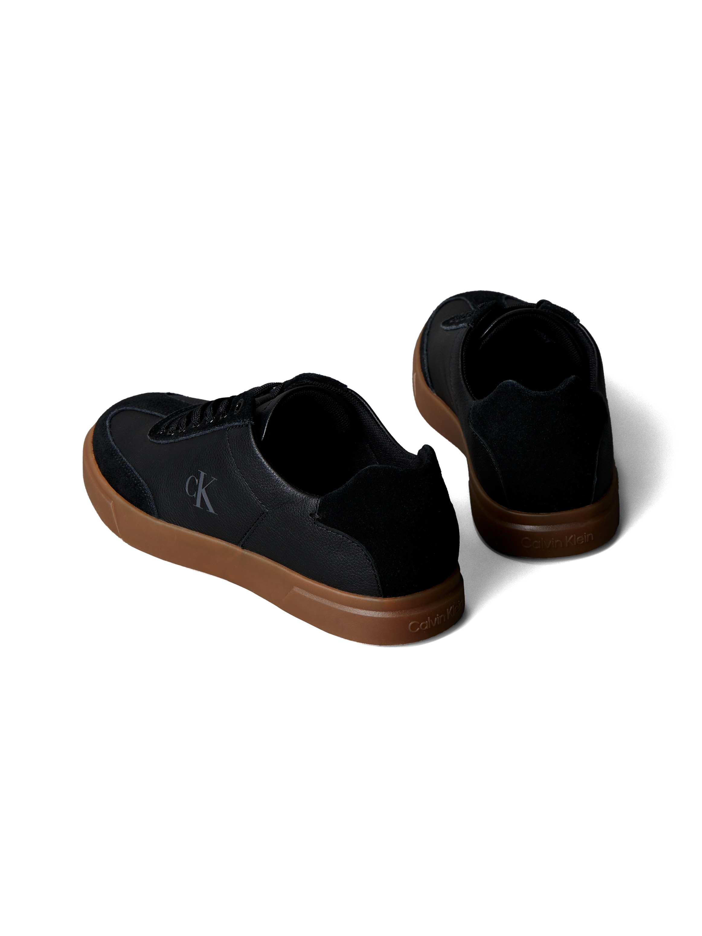 Calvin Klein Sneaker »LOW PRO CUPS LTH MIX MG«, Retrosneaker, Schnürschuh, Freizeitschuh mit seitlichem CK-Logo