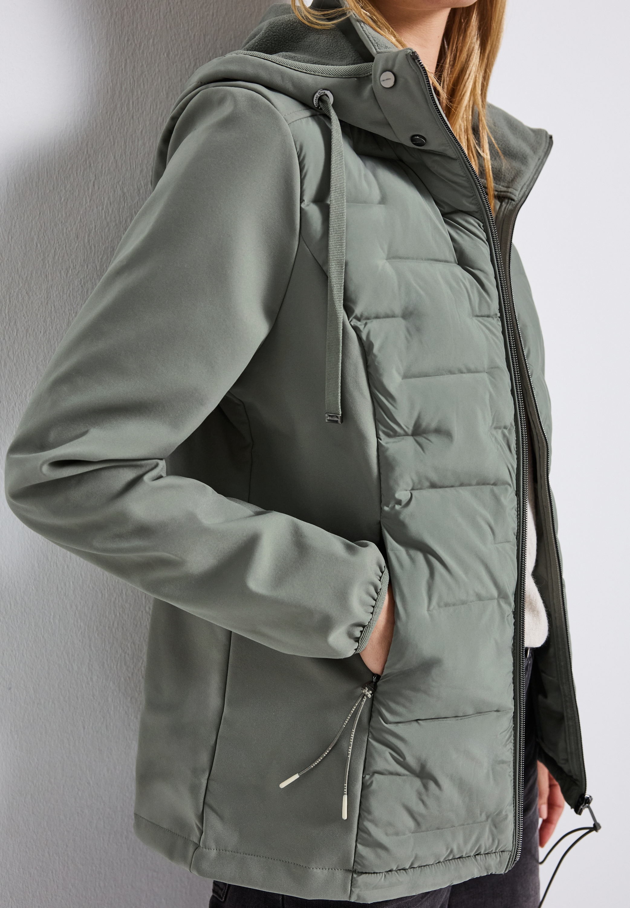 STREET ONE Softshelljacke, mit Kapuze, mit Kapuze