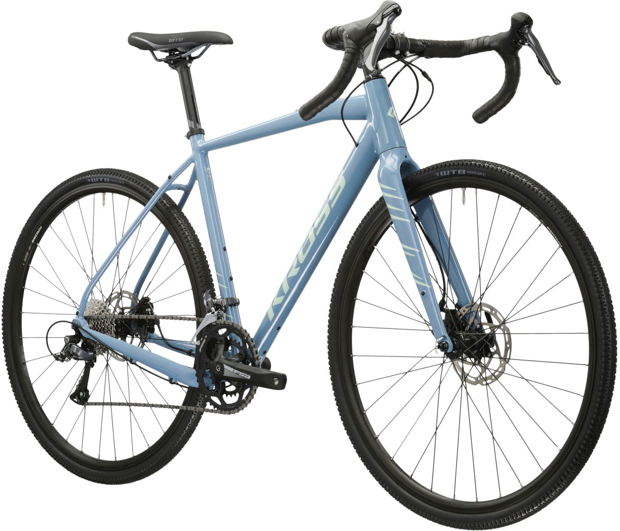 KROSS Gravelbike "Gravelbike Esker 1.0", 48cm, 28 Zoll (71,12cm) hinten: 28 Zoll (71,12cm), blau, Fahrräder