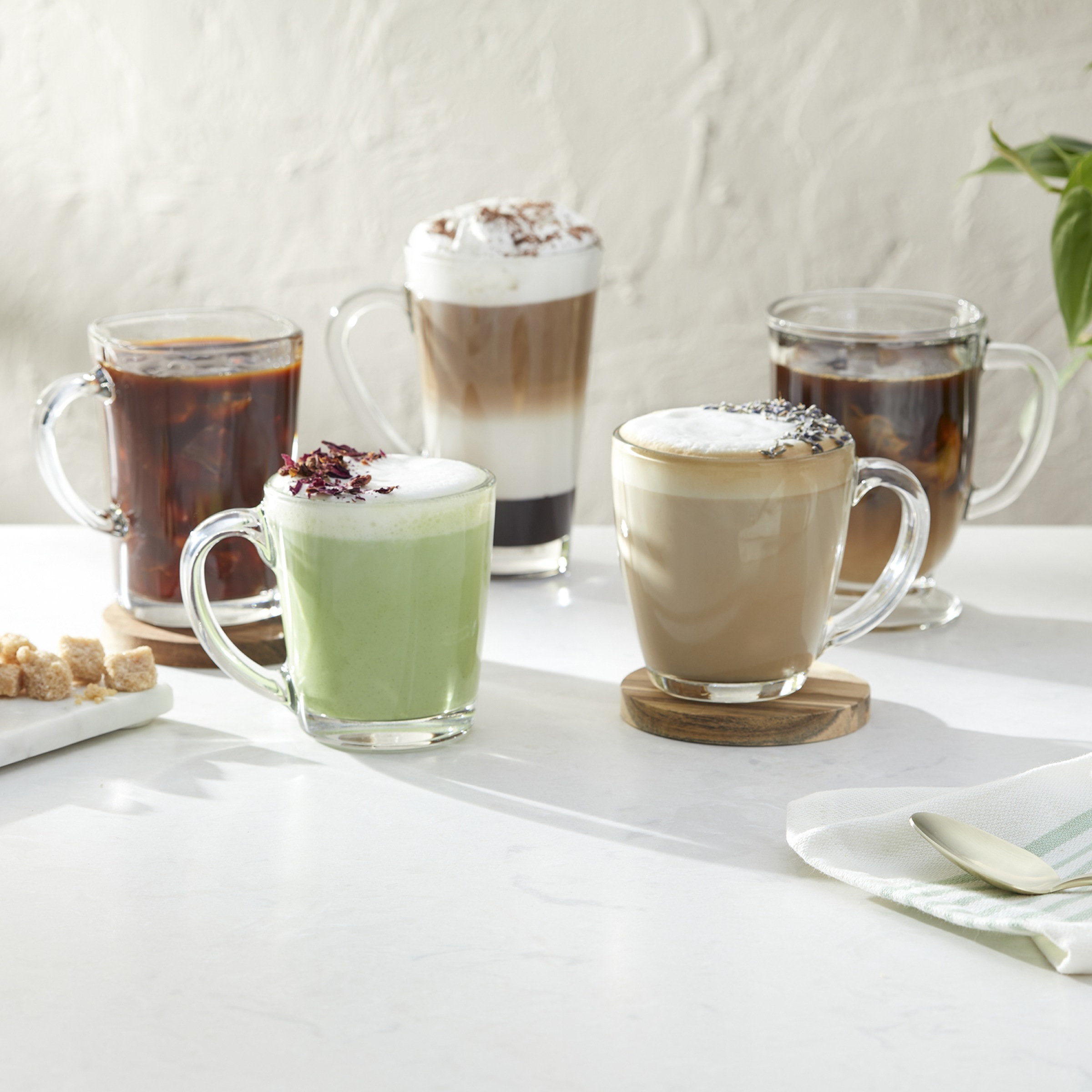 LIBBEY Gläser-Set »Tasse -TAPERED-, 458 ml, Ø 10 cm, H: 10,5 cm, 6er Set«, (Set, 6 tlg.), hochwertig verarbeitet, im modernen Design
