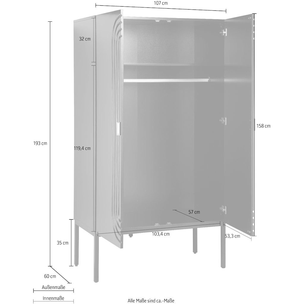 Leonique Kleiderschrank »Balaine«