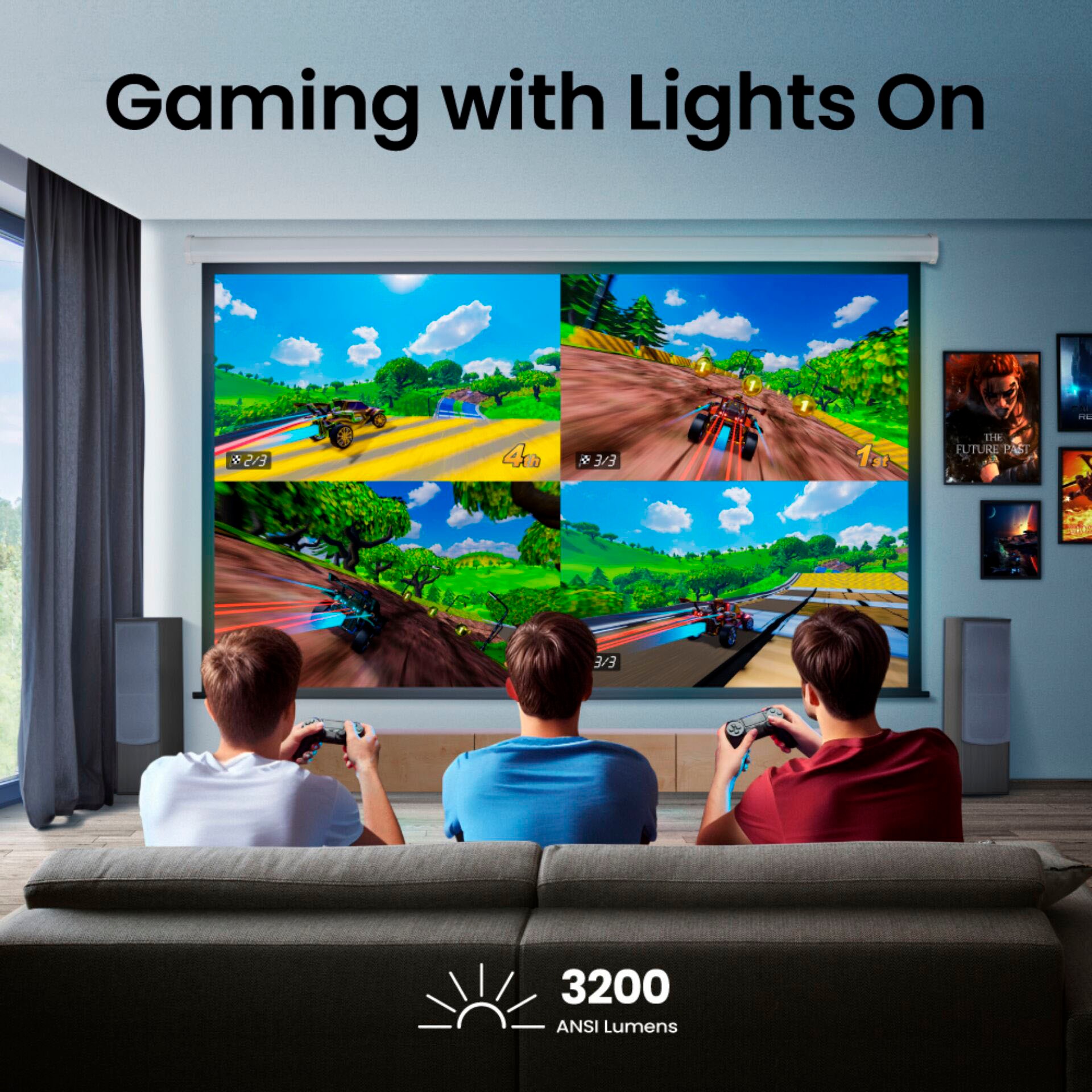 BenQ DLP-Beamer »TK710«, (10000:1)