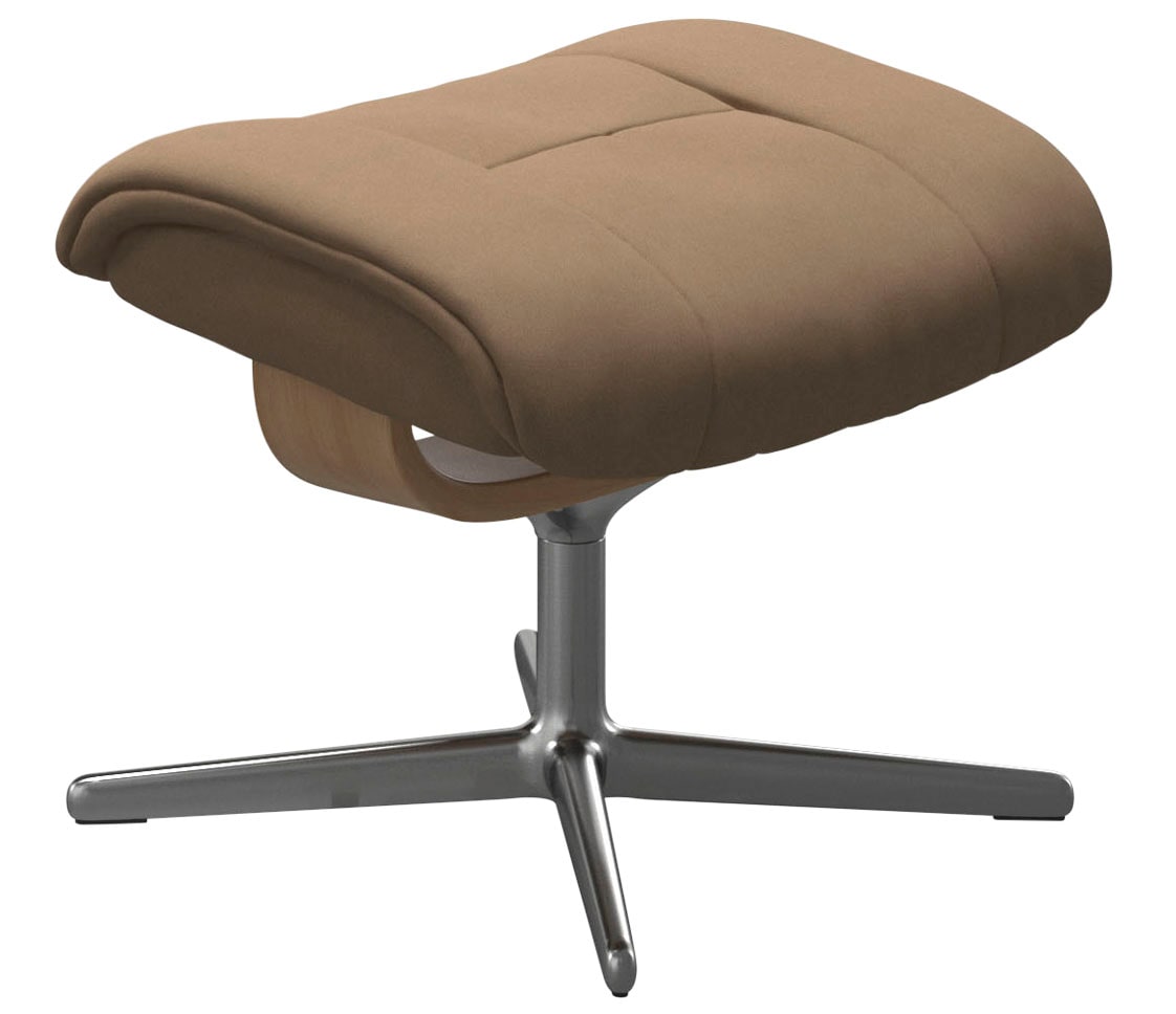 Stressless Fußhocker "Mayfair", mit Cross Base, Größe S, M & L, Holzakzent Eiche