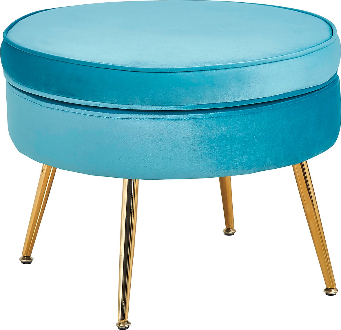 SalesFever Polsterhocker "Calm Gepolsterter Hocker mit Charme", mit hohem S günstig online kaufen
