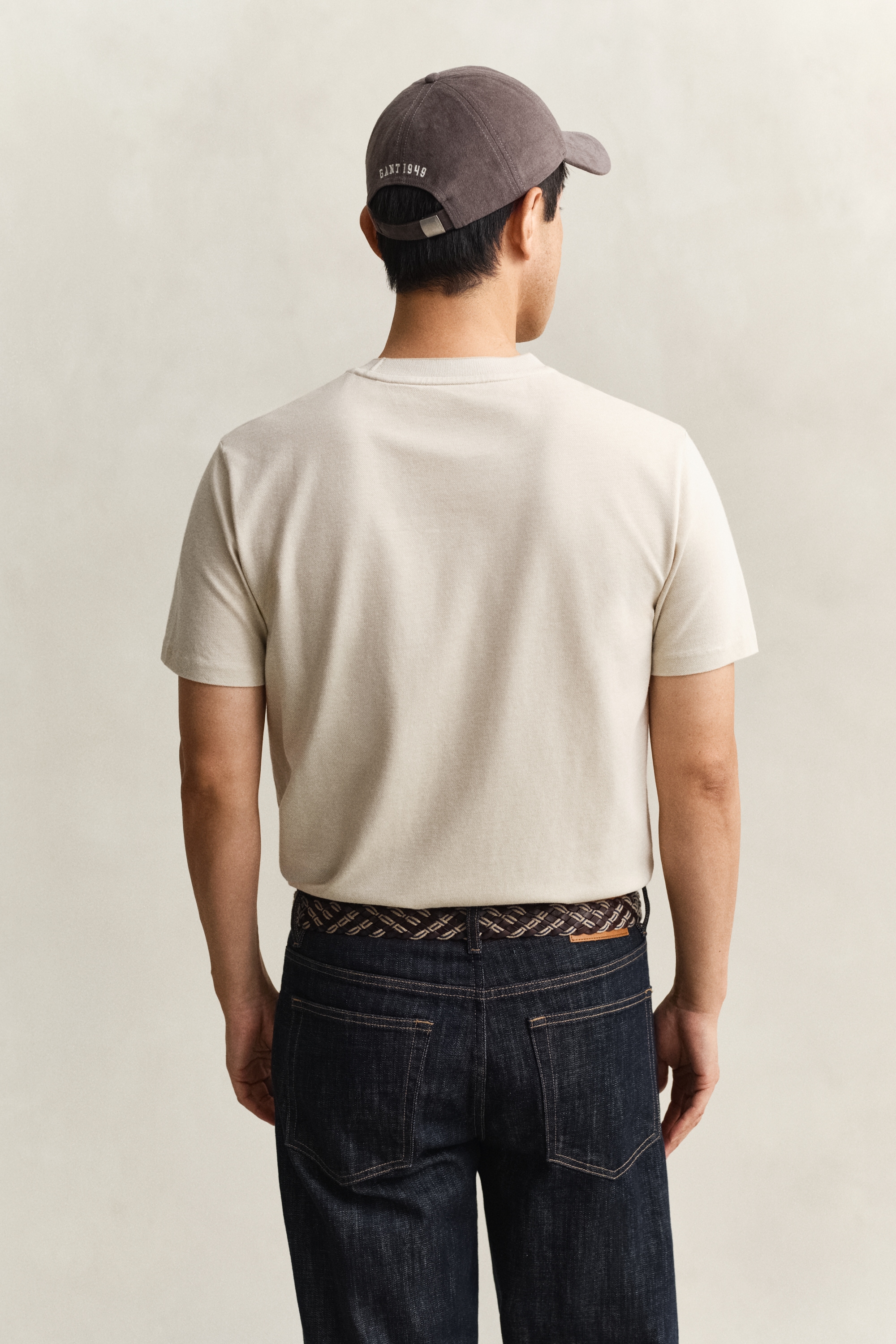 Gant T-Shirt »TONE PIQUE« Regular fit mit Rundhalsausschnitt