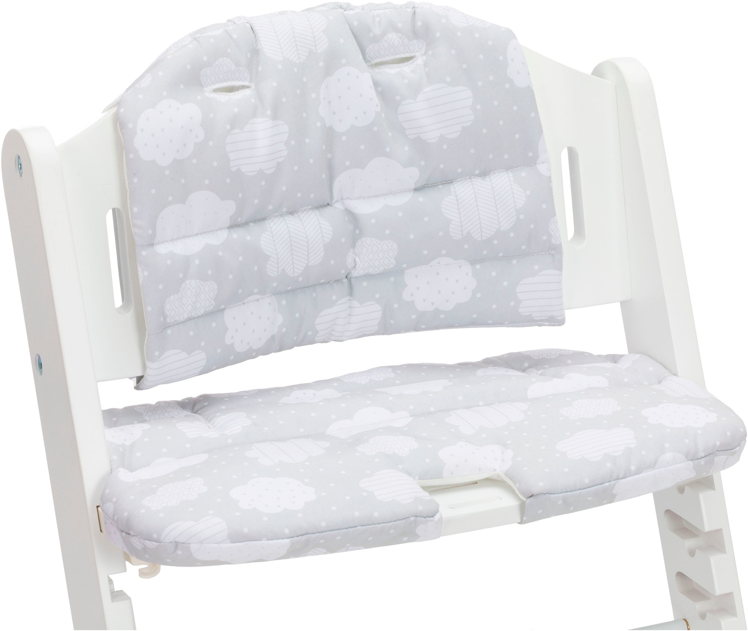 Fillikid Kinder-Sitzauflage "Wolke grau", für Hochstuhl Pia günstig online kaufen