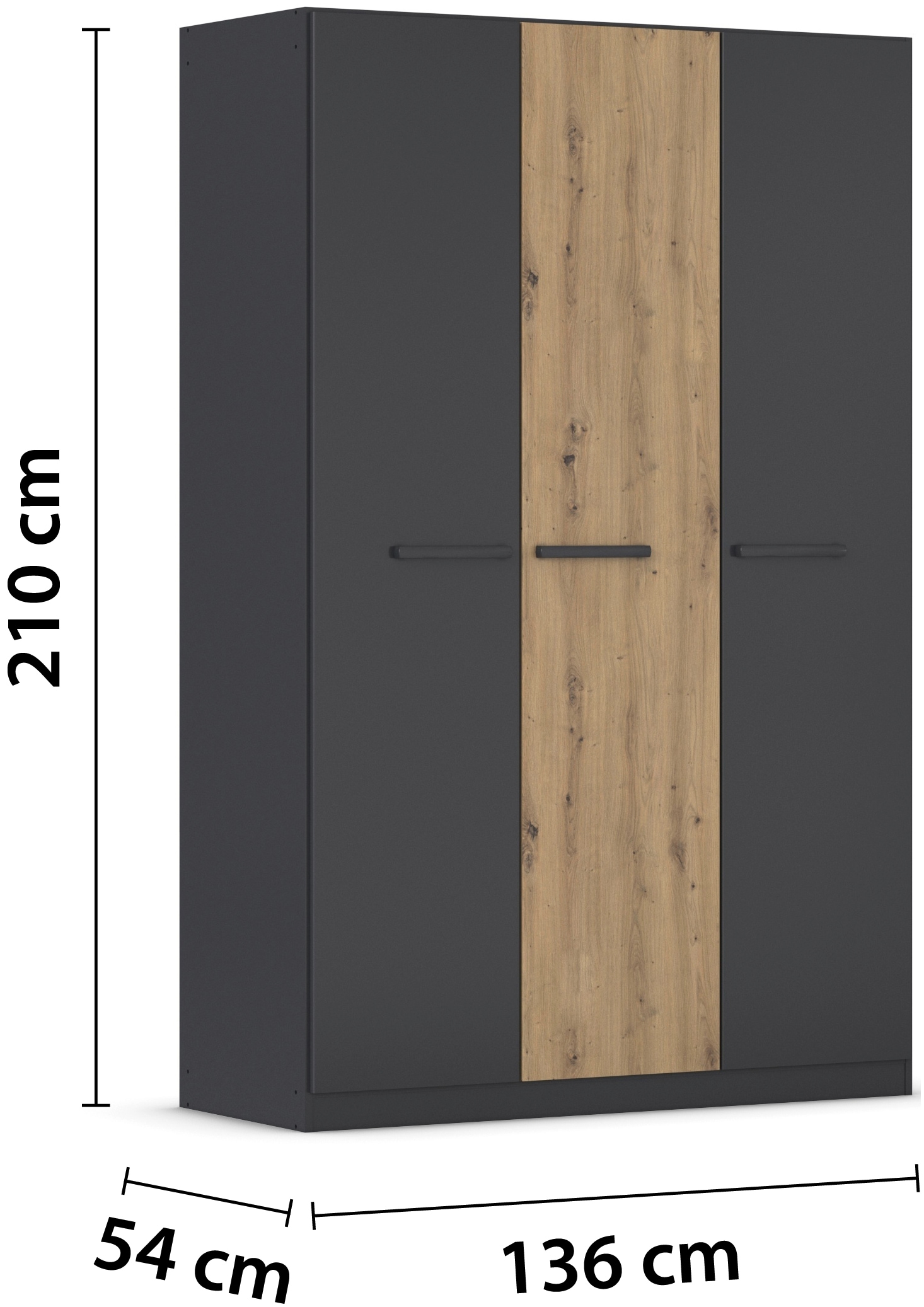 rauch Drehtürenschrank »Kleiderschrank Schrank Garderobe Garderobenschrank Stauraumwunder MODI« optional mit Spiegel MADE IN GERMANY