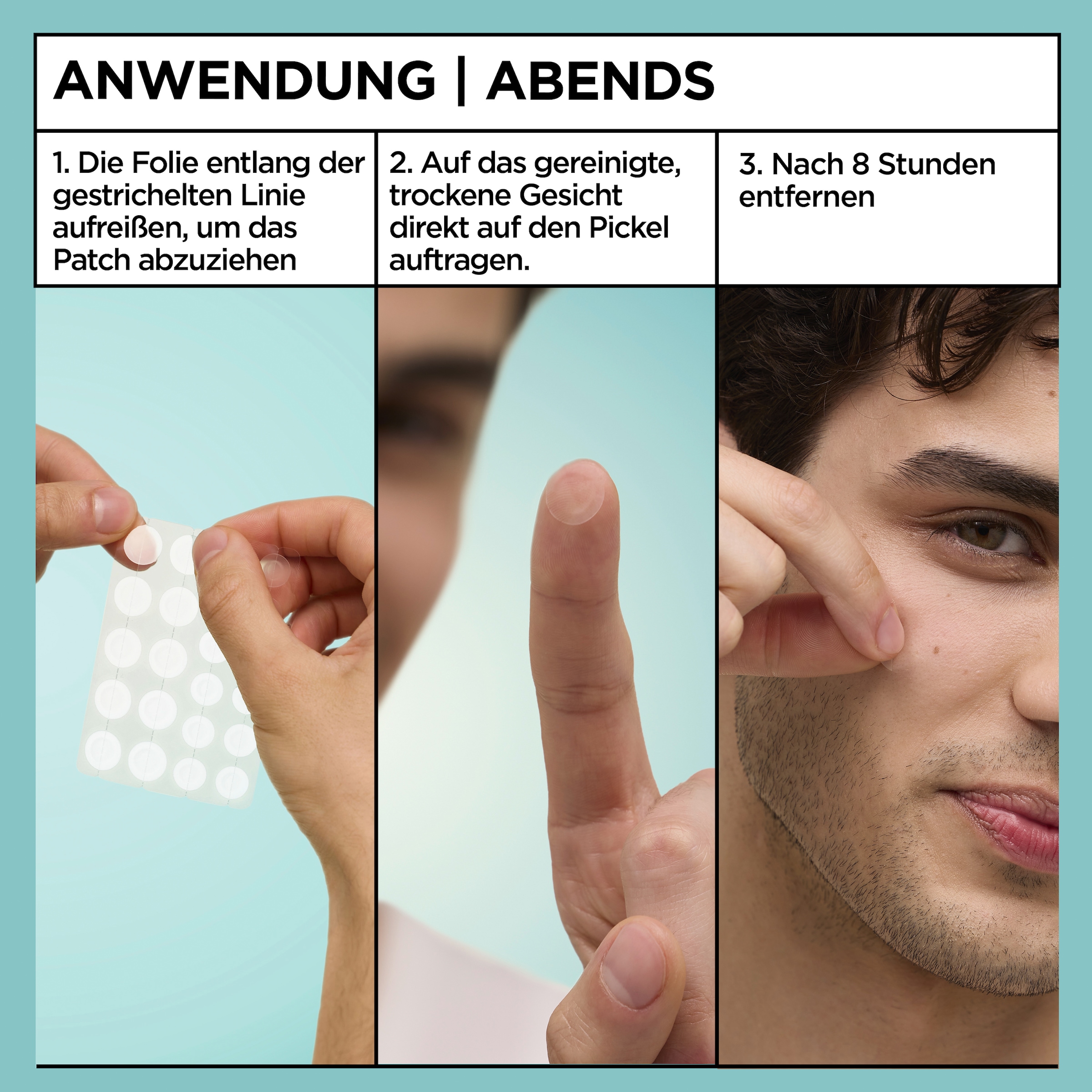 GARNIER Pickel-Tupfer »Garnier Pimple Patch Ultra« für das Gesicht, zur gezielten Anwendung bei unreiner Haut