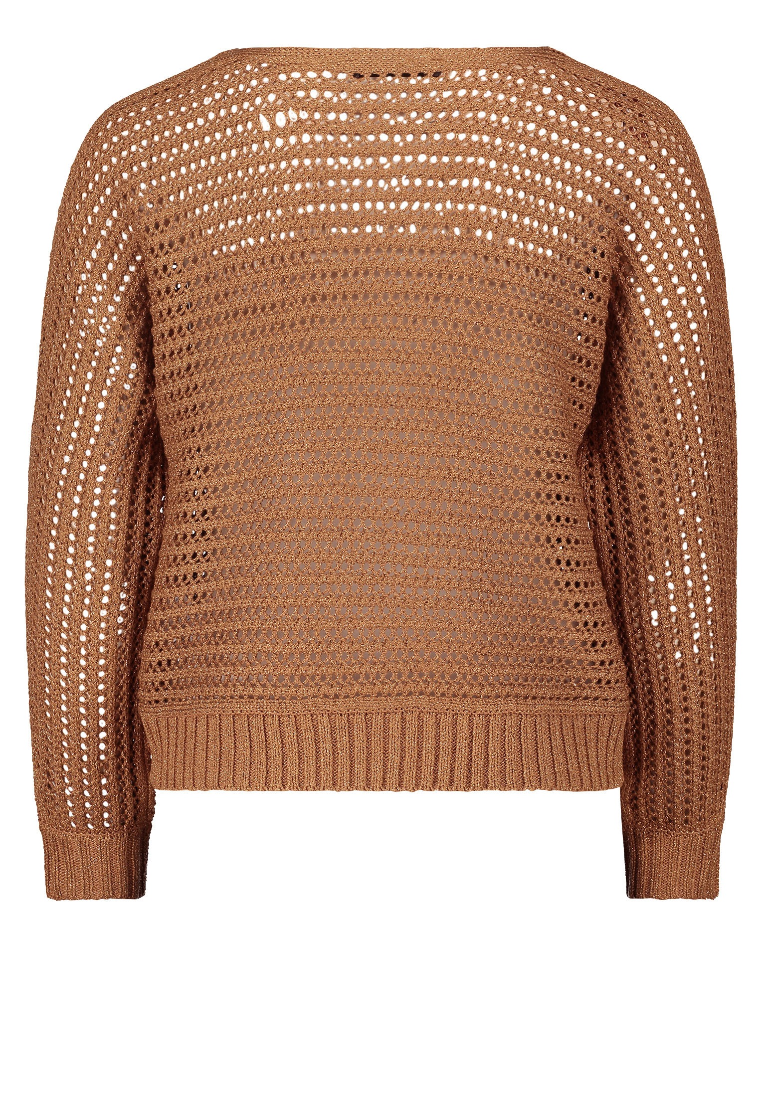 Betty Barclay Strickpullover »Betty Barclay Damen Lochstrick-Pullover mit U-Boot-Ausschnitt«, (1 tlg.), Glitzernd