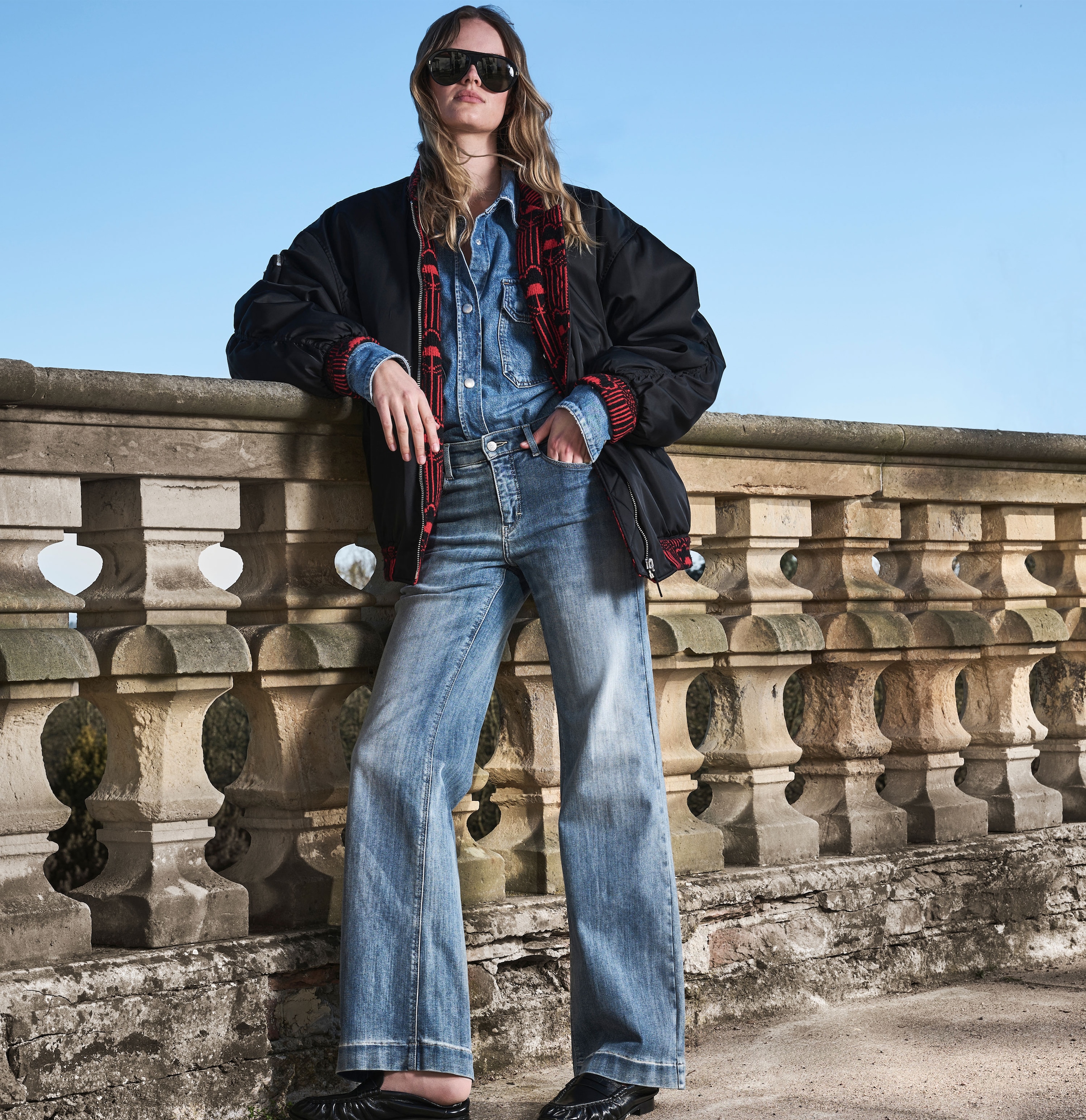 MAC Weite Jeans »Dream Wide authentic«, mit formendem Shaping-Effekt