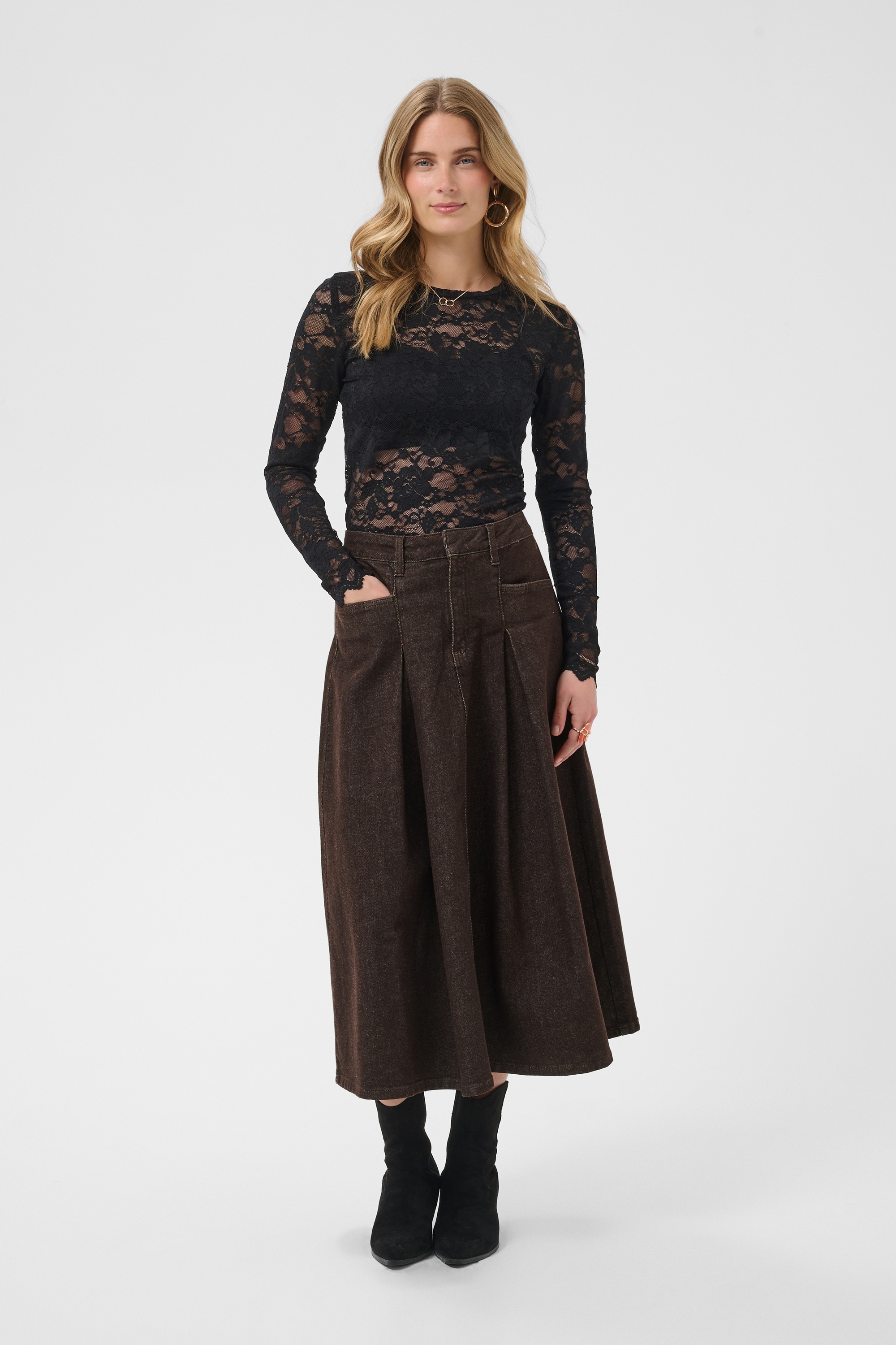 Cream Midirock »Damen Rock CRRenai«