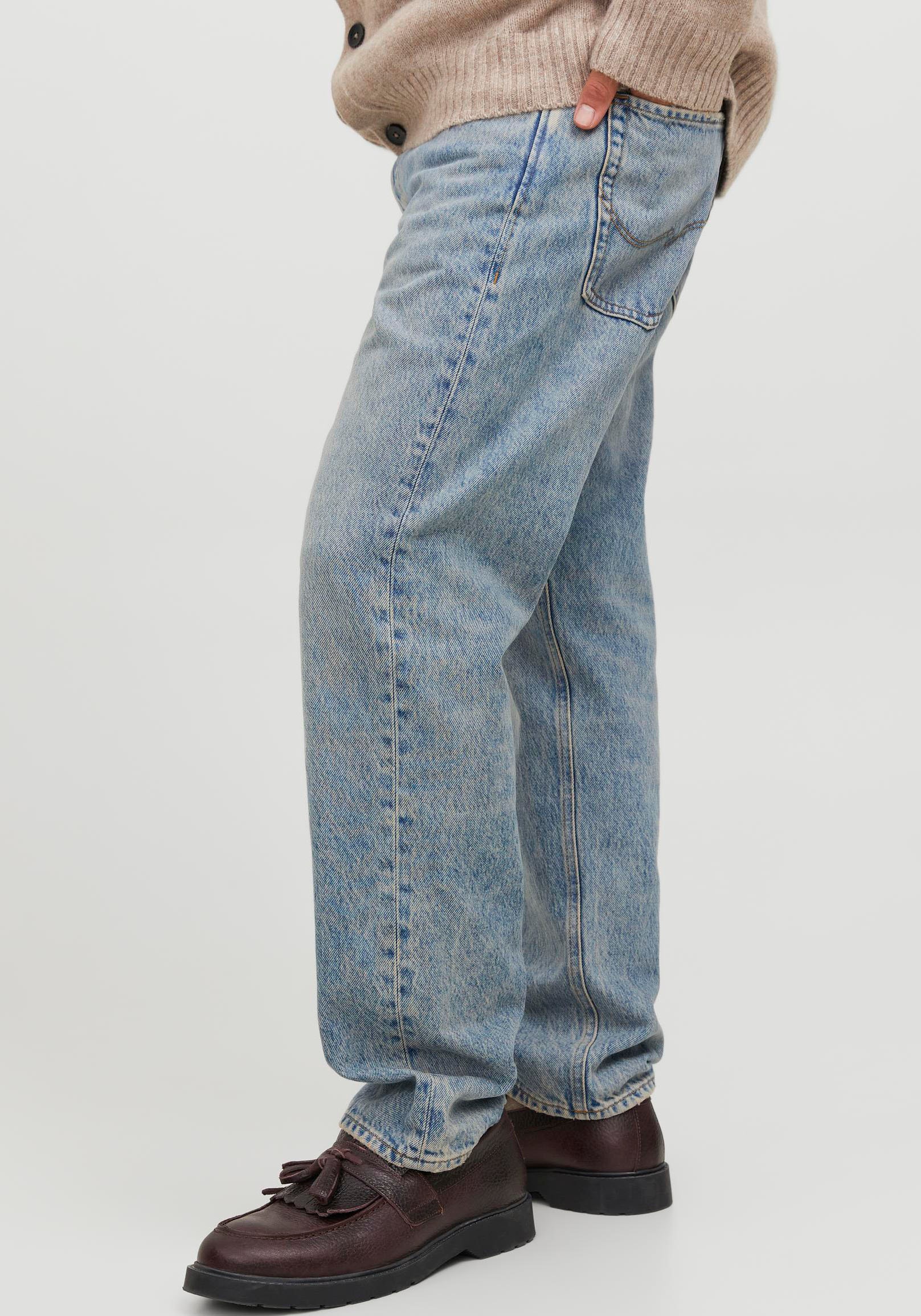 Jack & Jones Loose-fit-Jeans "JJICHRIS JJORIGINAL SBD 921 SN", mit Gürtelsc günstig online kaufen