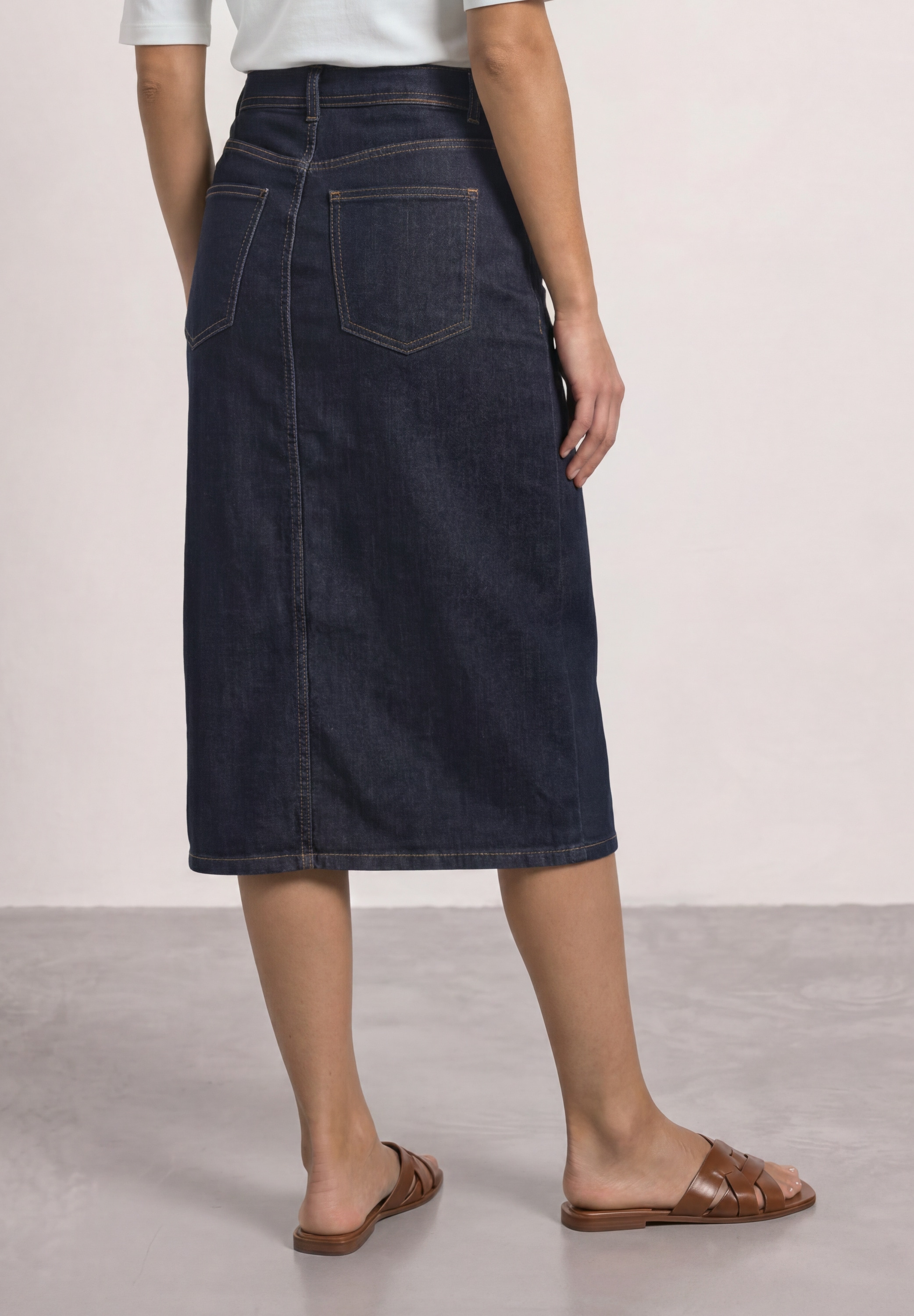 STREET ONE Jeansrock High Waist