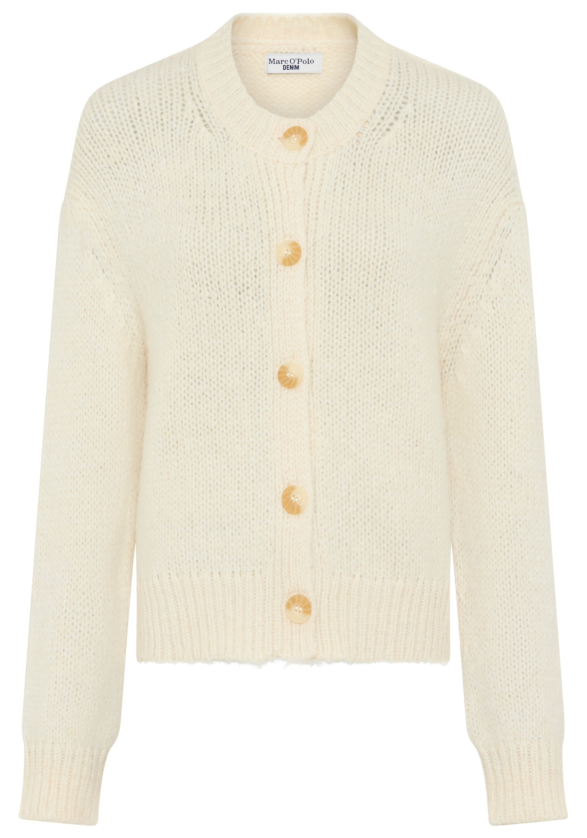 Marc OPolo DENIM Cardigan "relaxed" aus kuschligem Schurwolle-Alpakawolle-M günstig online kaufen