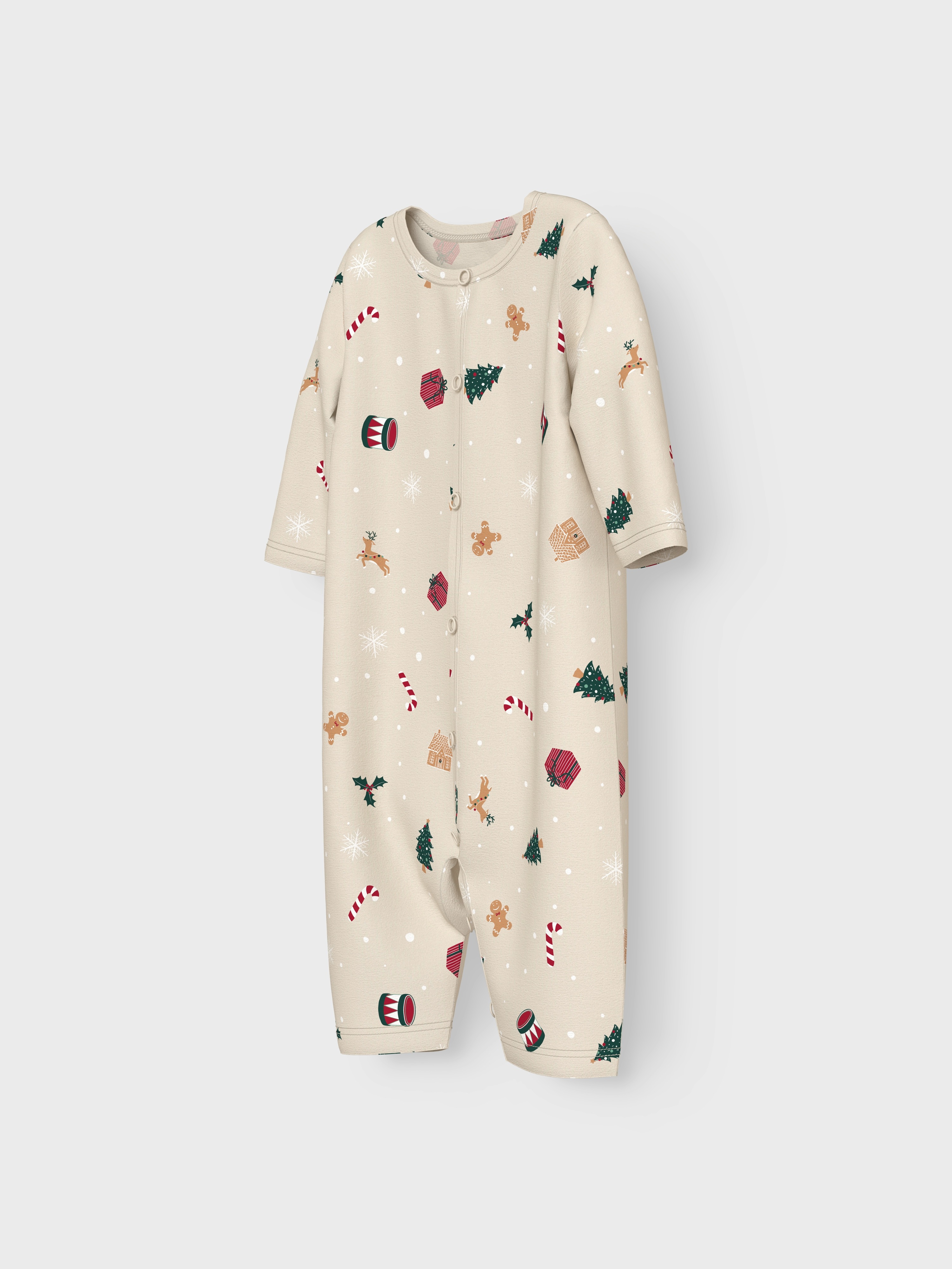 Thumbnail - Name It Strampler "NBNVISMAS LS NIGHTSUIT" mit Weihnachtsmotiv
