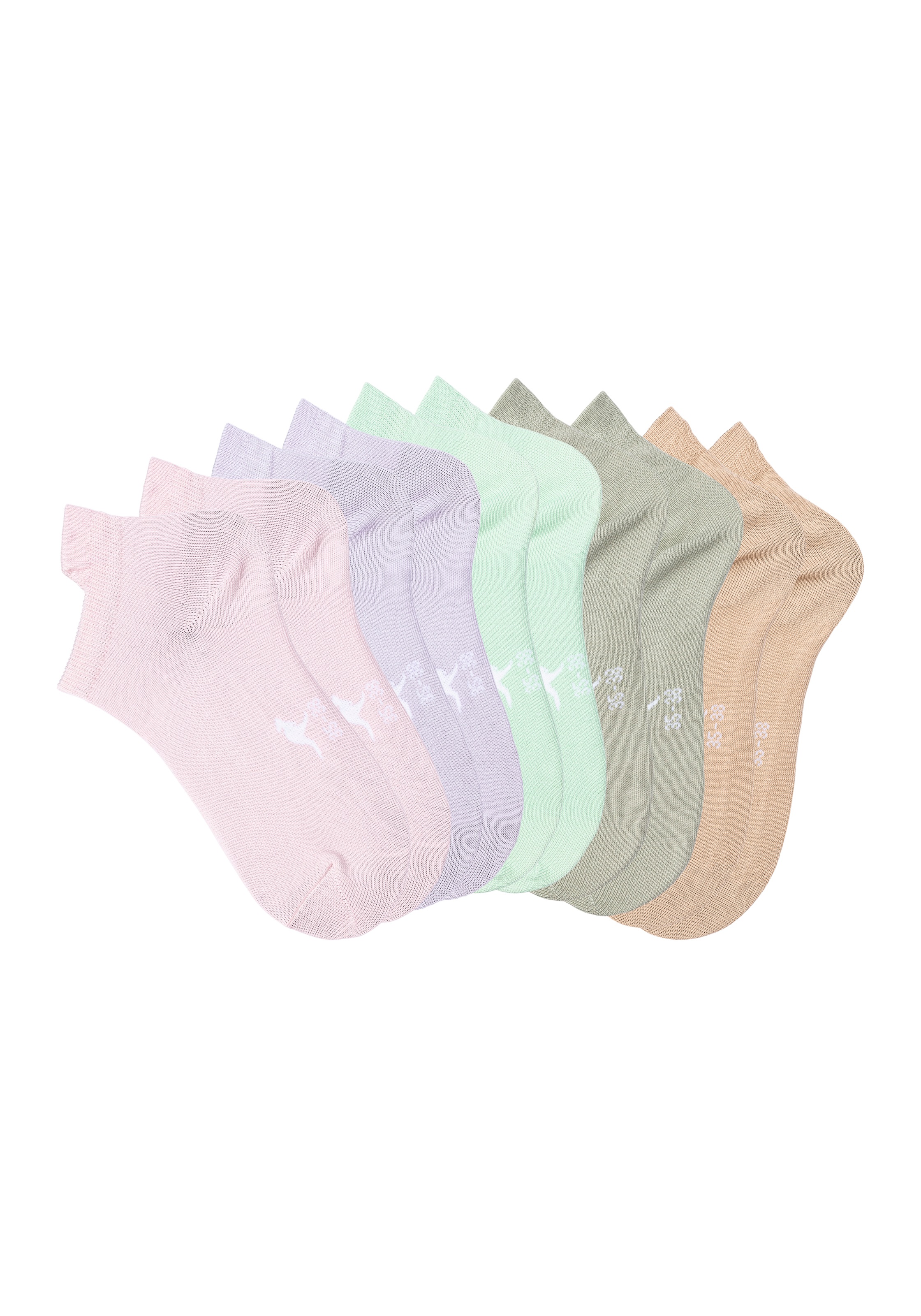 KangaROOS Sneakersocken Packung, 10 Stk. tlg. mit erhöhtem Bündchen günstig online kaufen