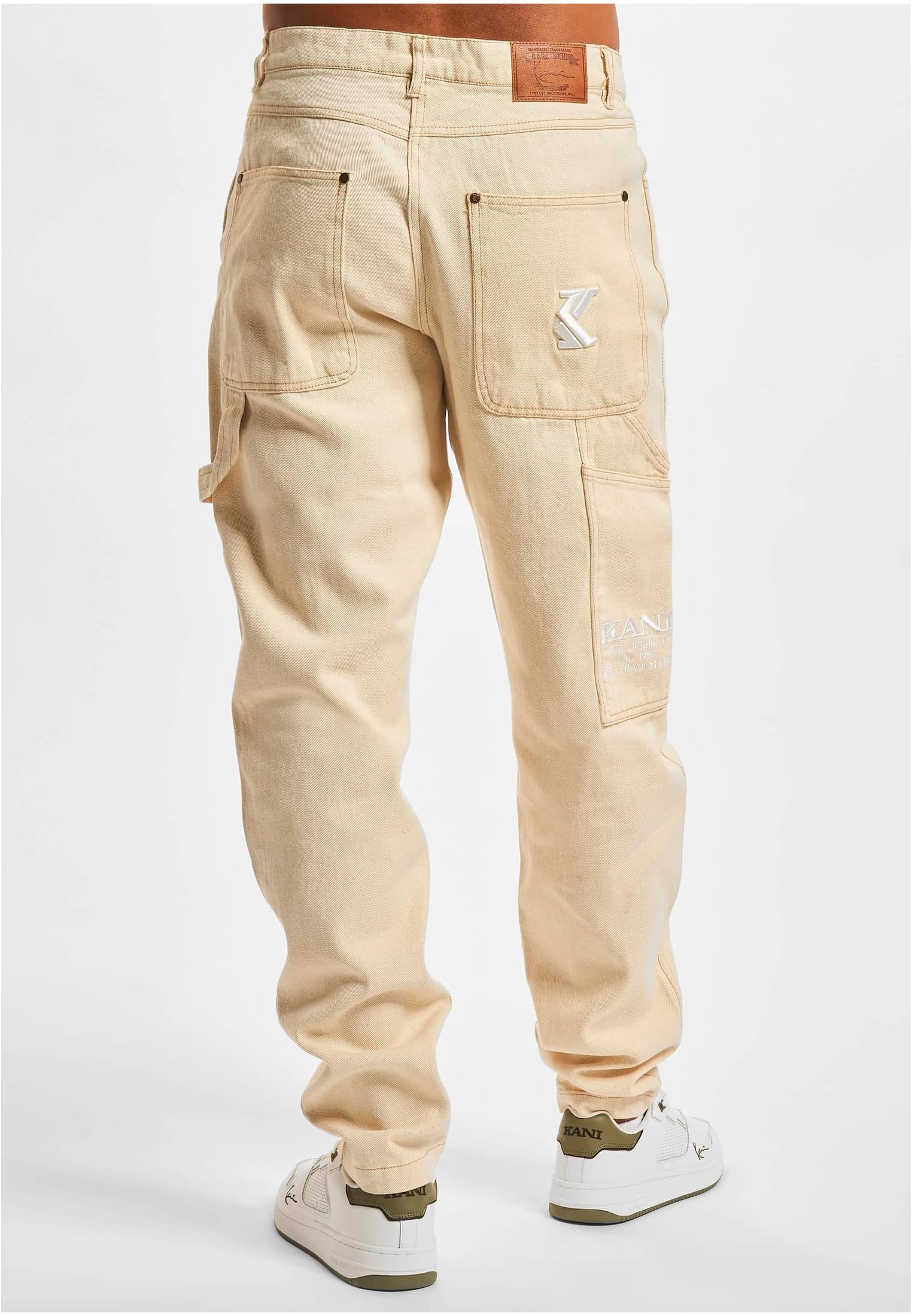 Karl Kani Stoffhose »Karl Kani Herren KU221-016-1 KK OG Ecru Pants«, (1 tlg.)