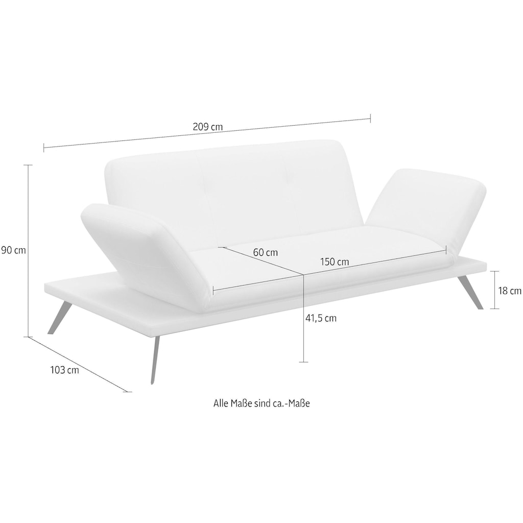 machalke® 3-Sitzer »butterfly«