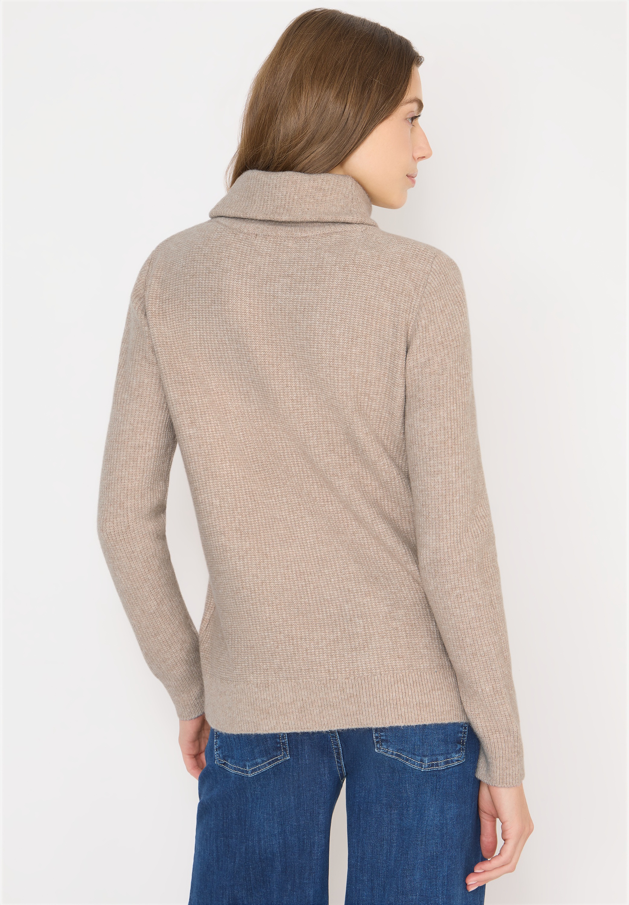 Cecil Strickpullover mit großem Kragen günstig online kaufen