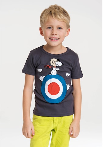 Logoshirt Marškinėliai »Snoopy - Target« su lize...
