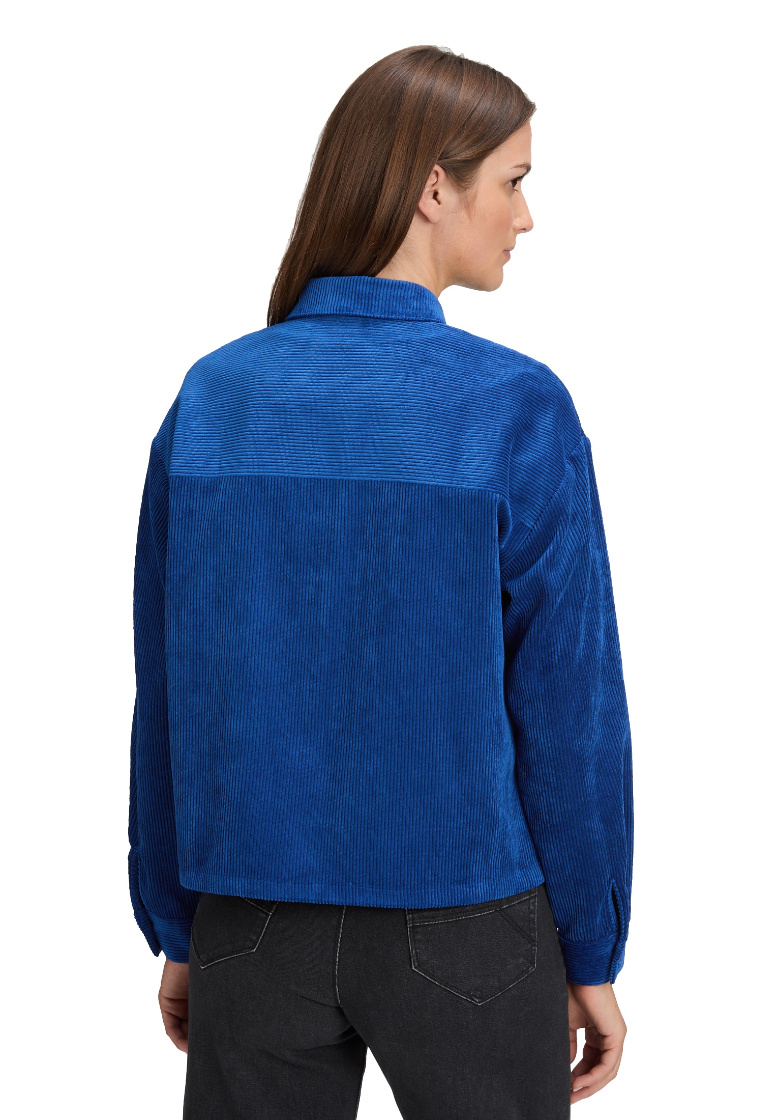 Betty&Co Langarmbluse »Betty & Co Damen Overshirt mit Kragen«