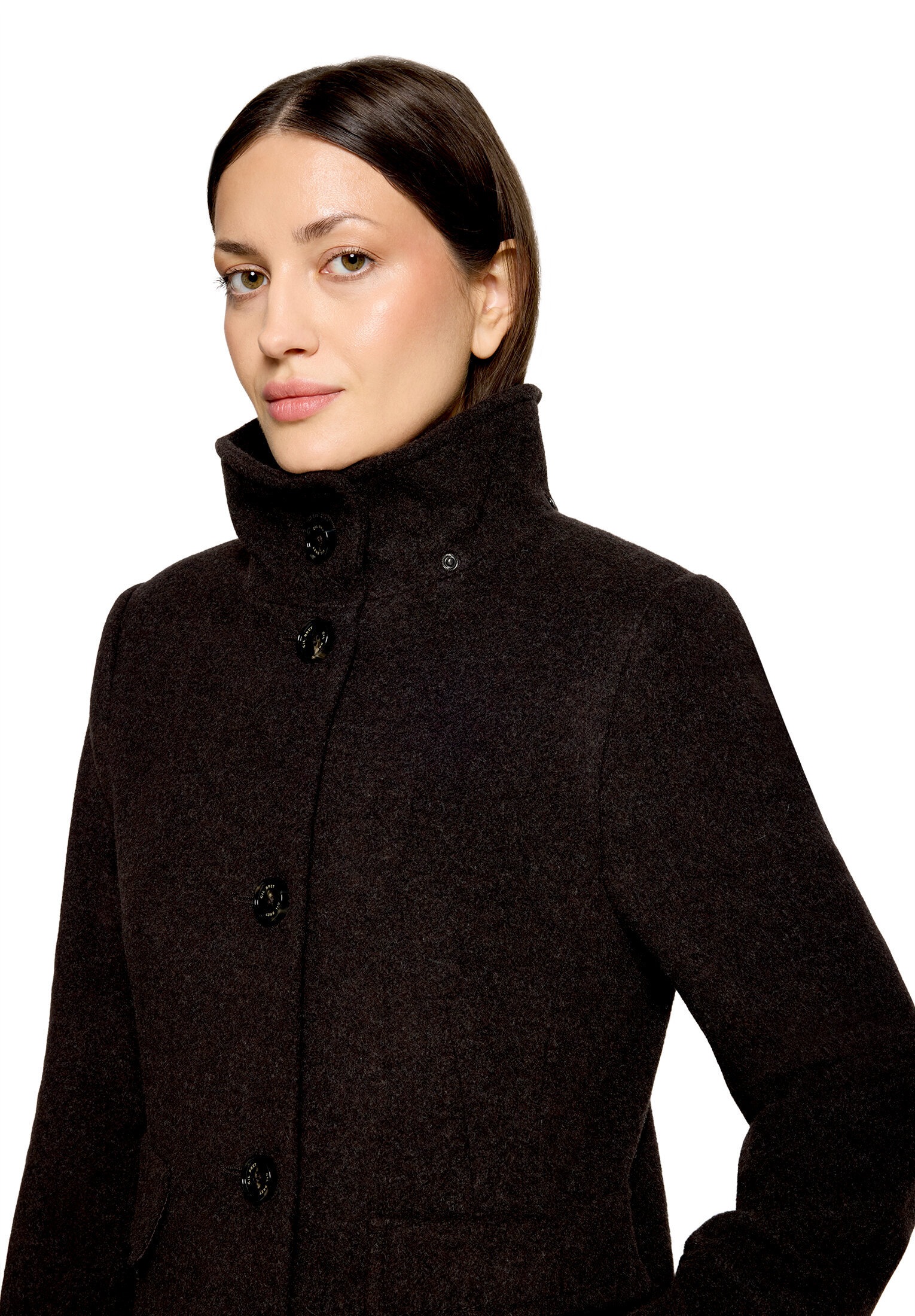 Gil Bret Wolljacke »Damen mit Kapuze« mit Kapuze
