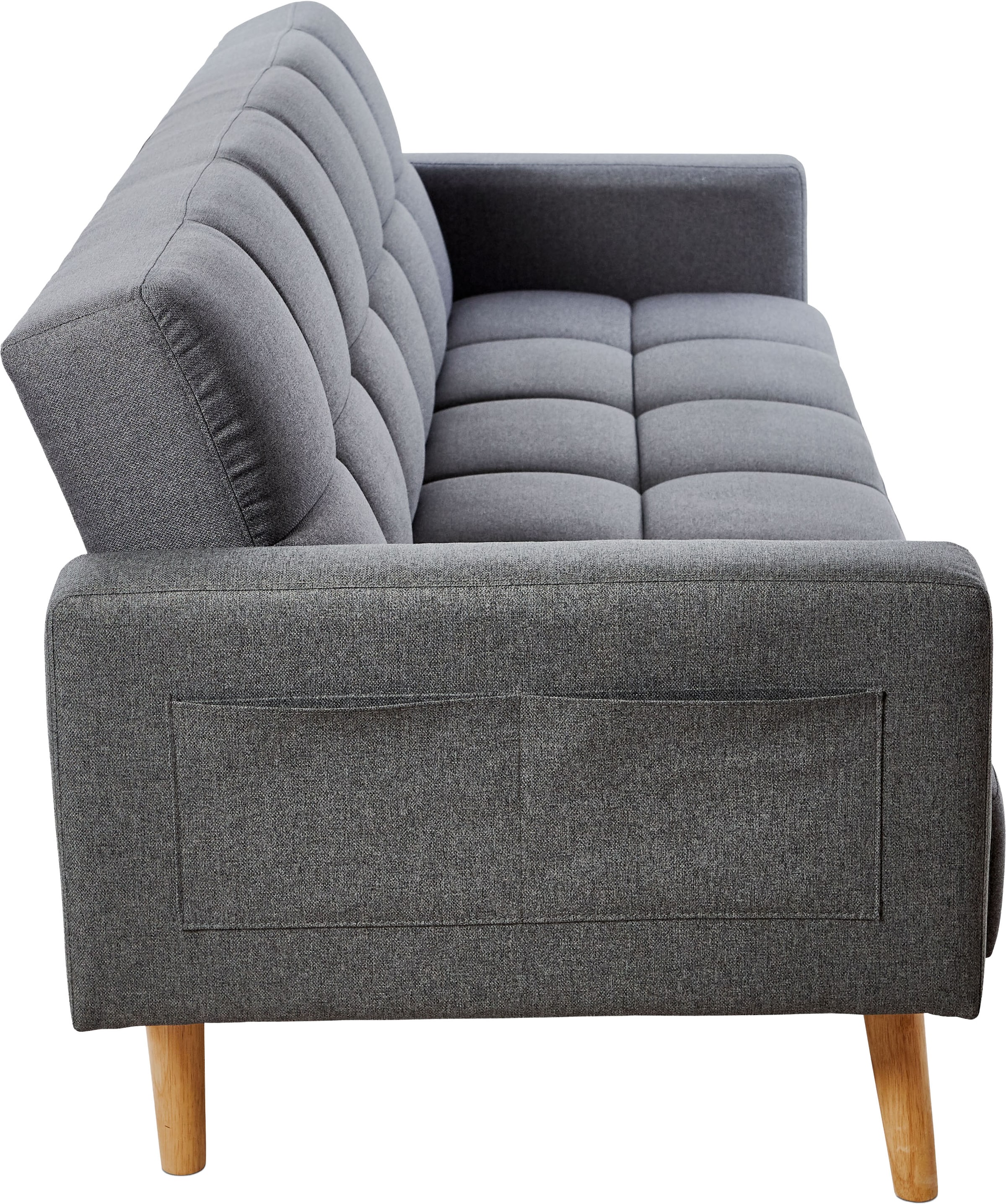 Jahnke Schlafsofa »CHILLAX BOX« mit Schlaffunktion, Seitentasche, Breite 214 cm