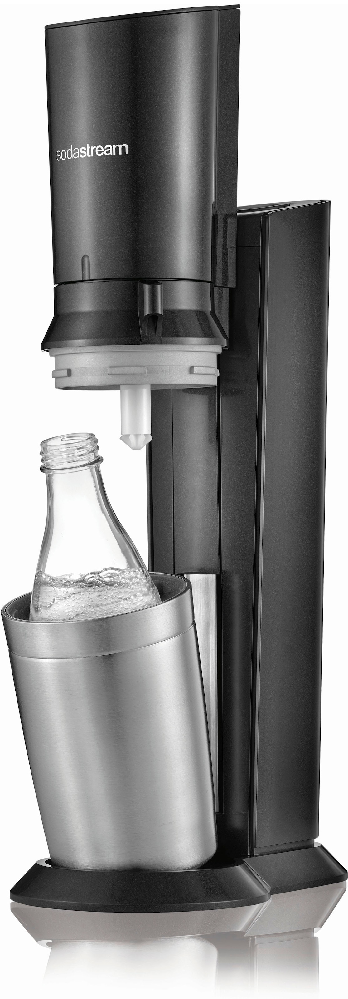 SodaStream Wassersprudler »Crystal 3.0-Bundle«, (Set, 5 tlg.), mit Quick Connect CO2-Zylinder und 3x Glaskaraffe 0,7 L