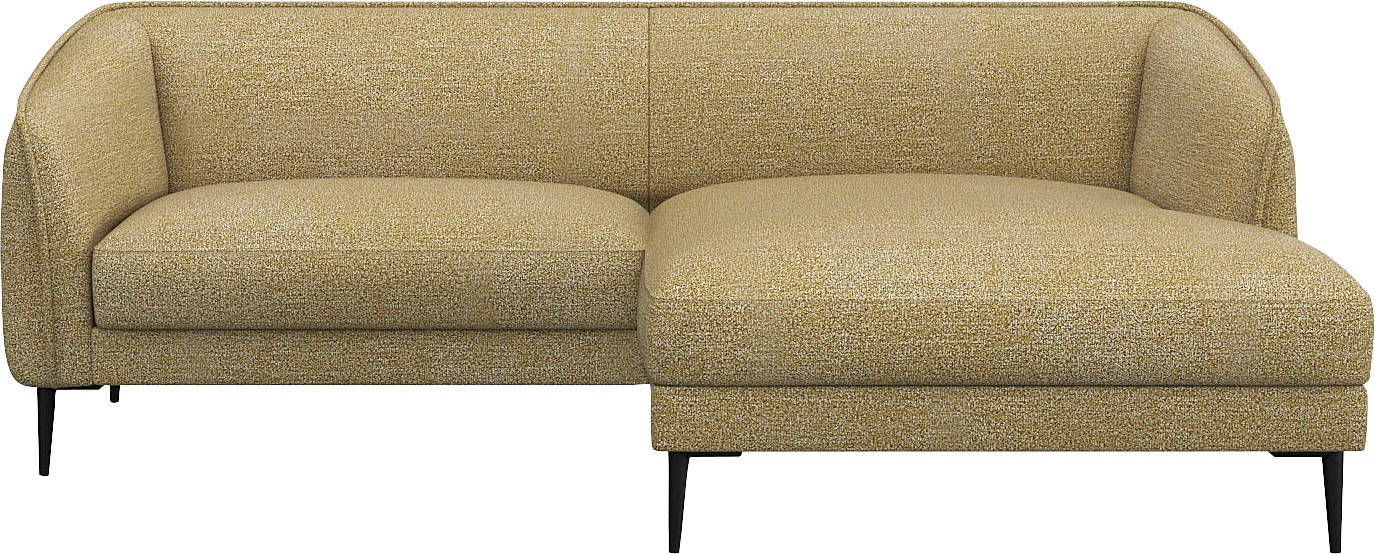 FLEXLUX Ecksofa "Belle Designsofa, bequem durch Kaltschaum im Sitz, OTTOs C günstig online kaufen
