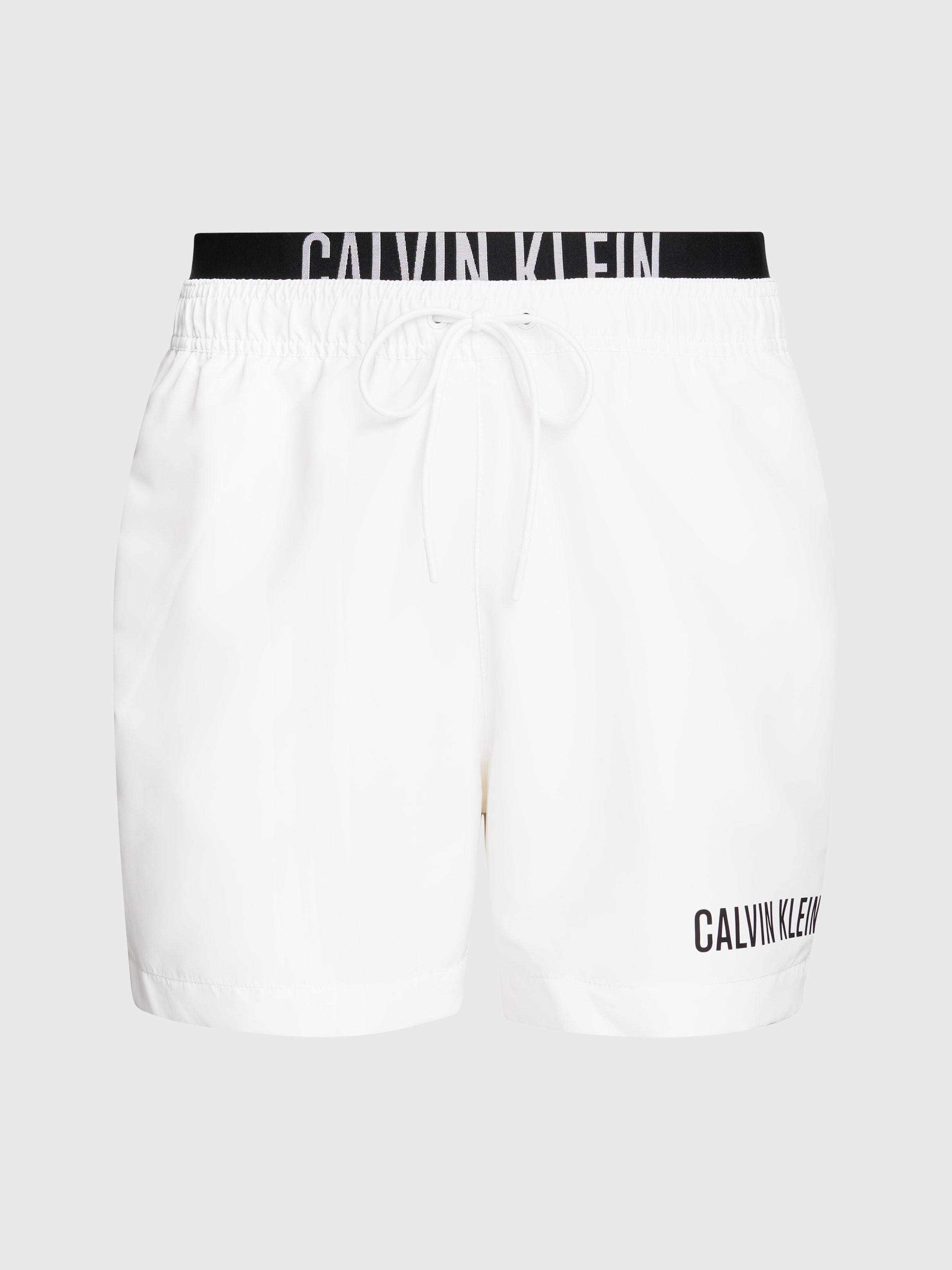 Calvin Klein Swimwear Badeshorts "MEDIUM DOUBLE WB", mit doppeltem Bund