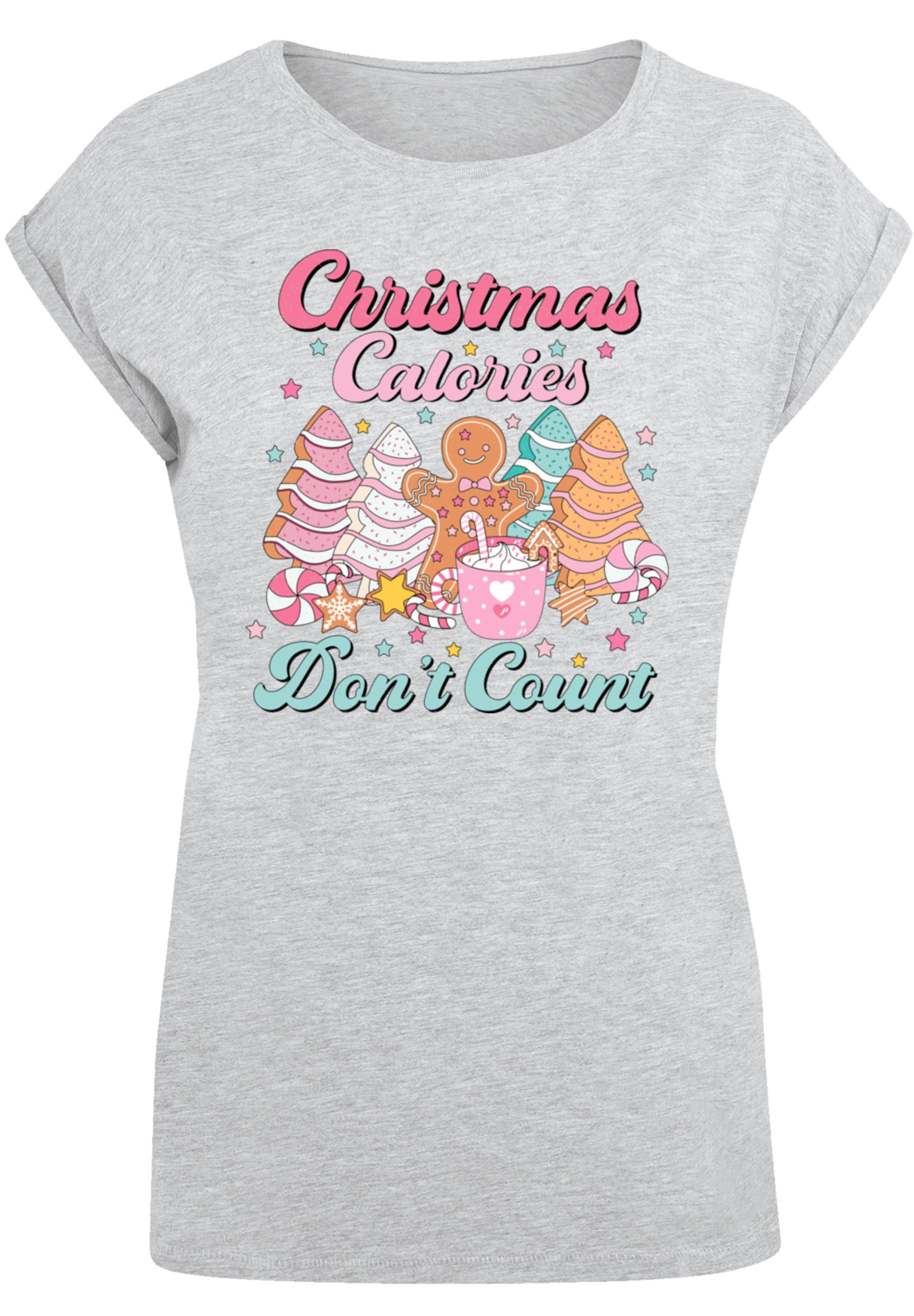 F4NT4STIC T-Shirt "Weihnachten Dont Count Candy", Premium Qualität, Weihnac günstig online kaufen