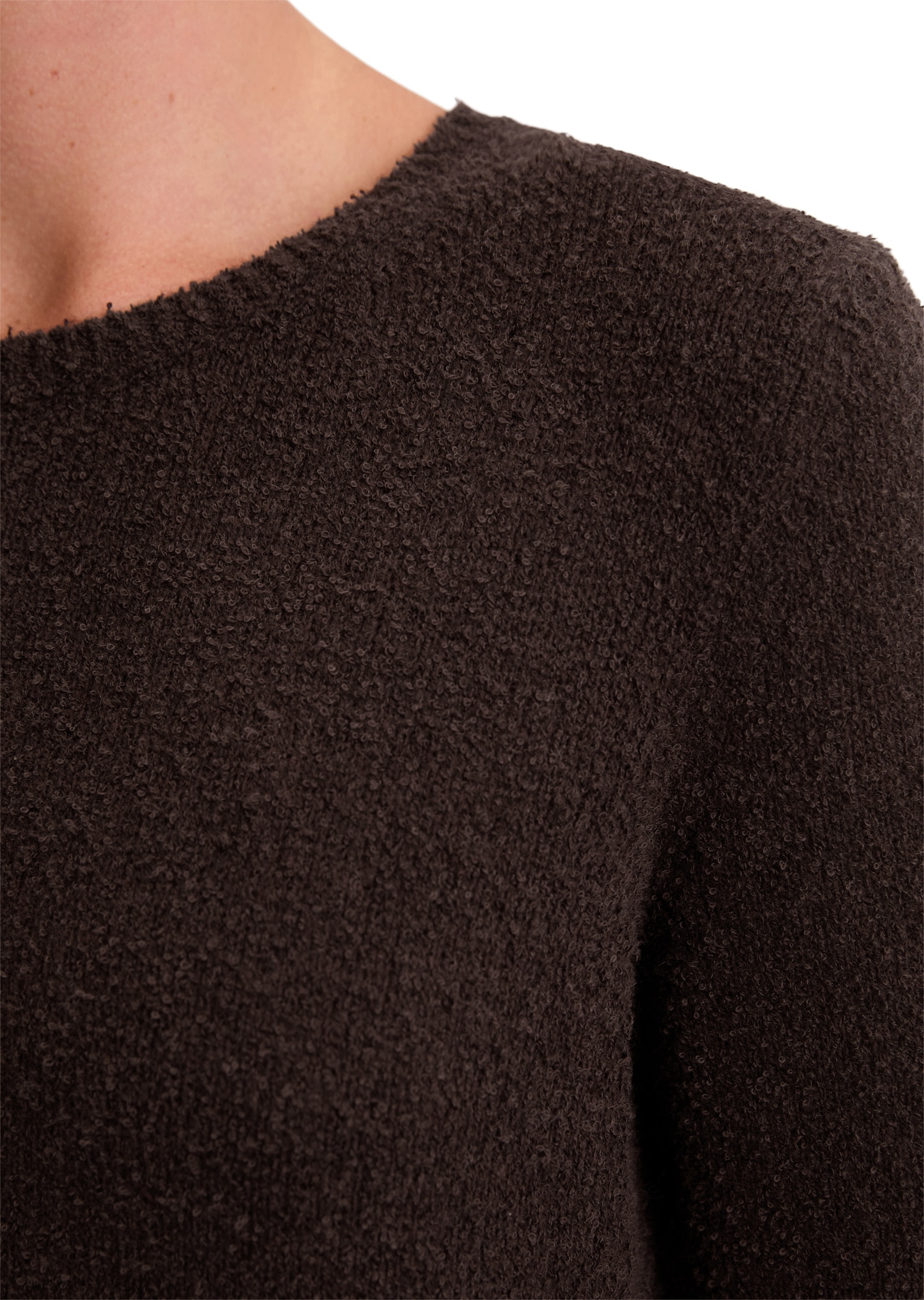 Marc O'Polo Rundhalspullover »aus Bouclé-Garn«