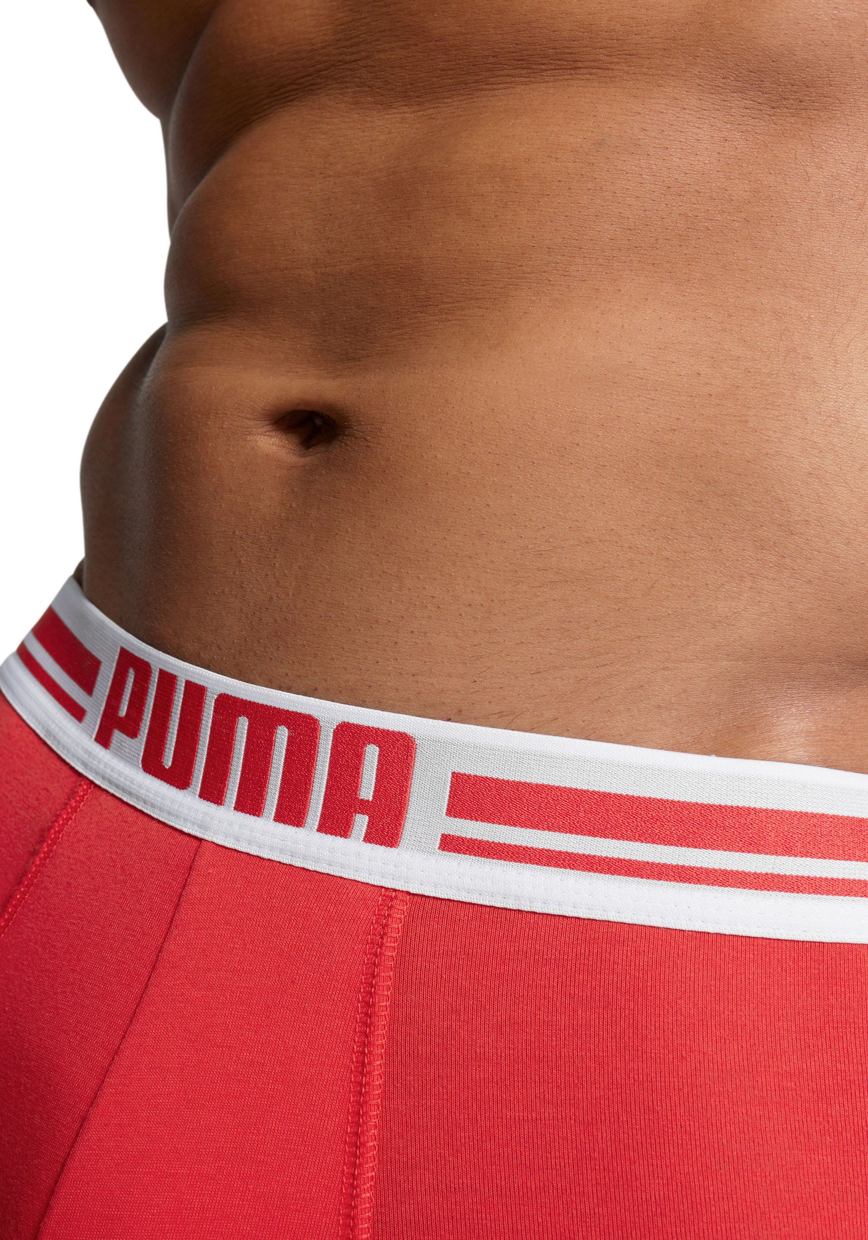 PUMA Boxer, (Packung, 2er-Pack), mit Logo-Bund