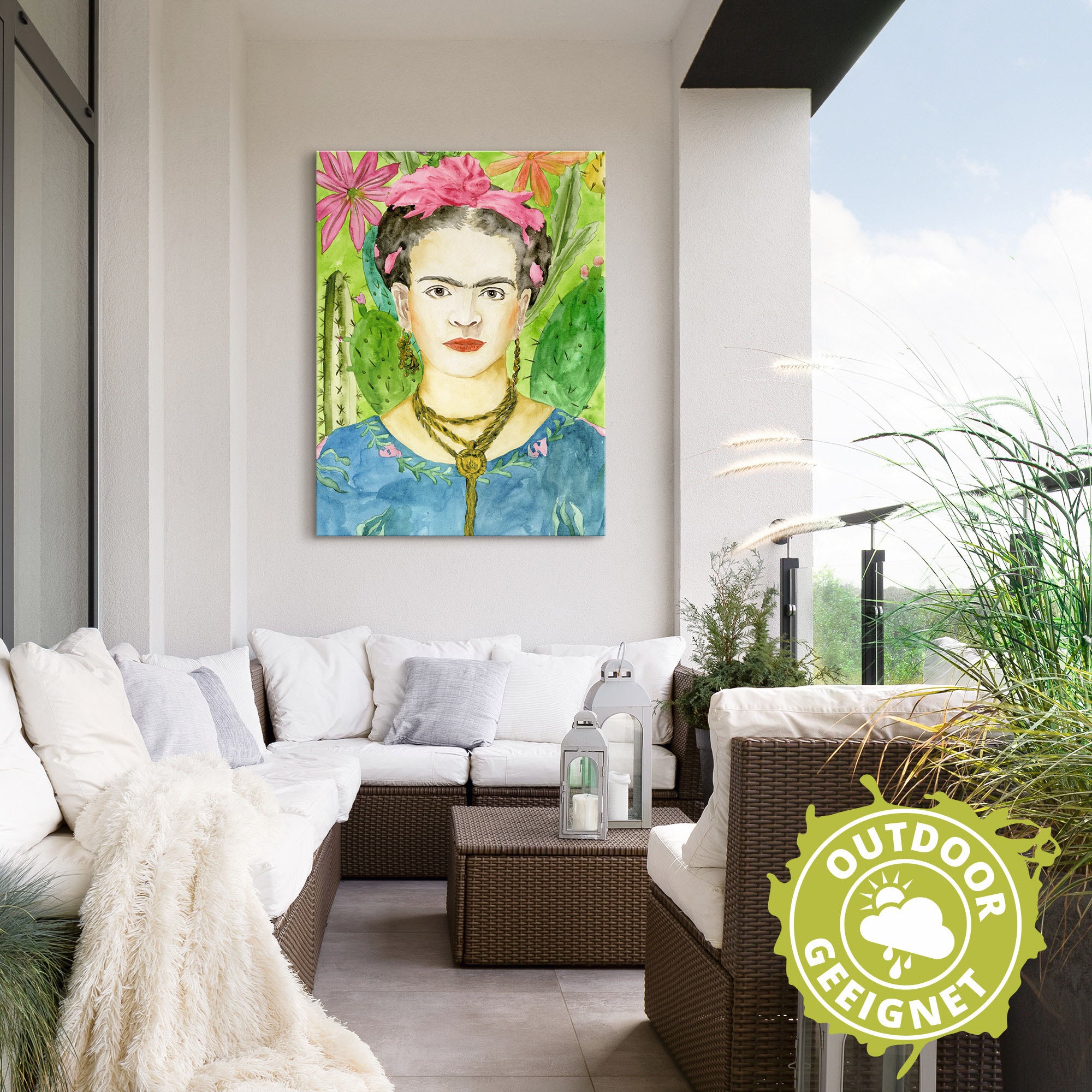 Artland Wandbild »Frida Kahlo II«, Bilder von Frauen, (1 St.), als Alubild, Outdoorbild, Leinwandbild, Poster, Wandaufkleber