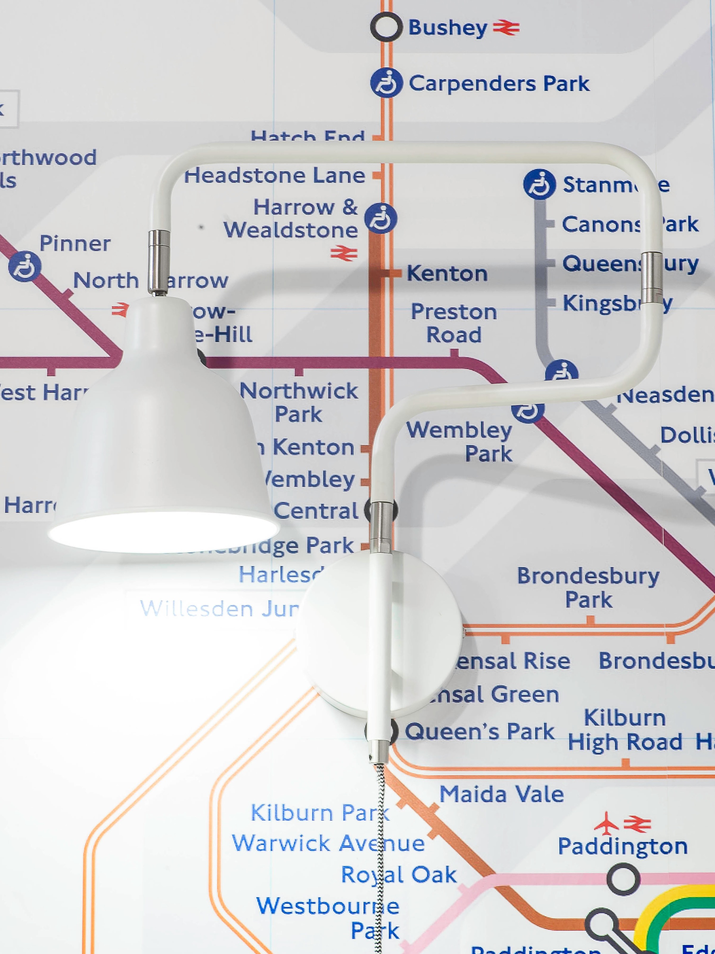 it's About RoMi Wandleuchte »London«, 1 flammig, Leuchtmittel E27 | ohne Leuchtmittel