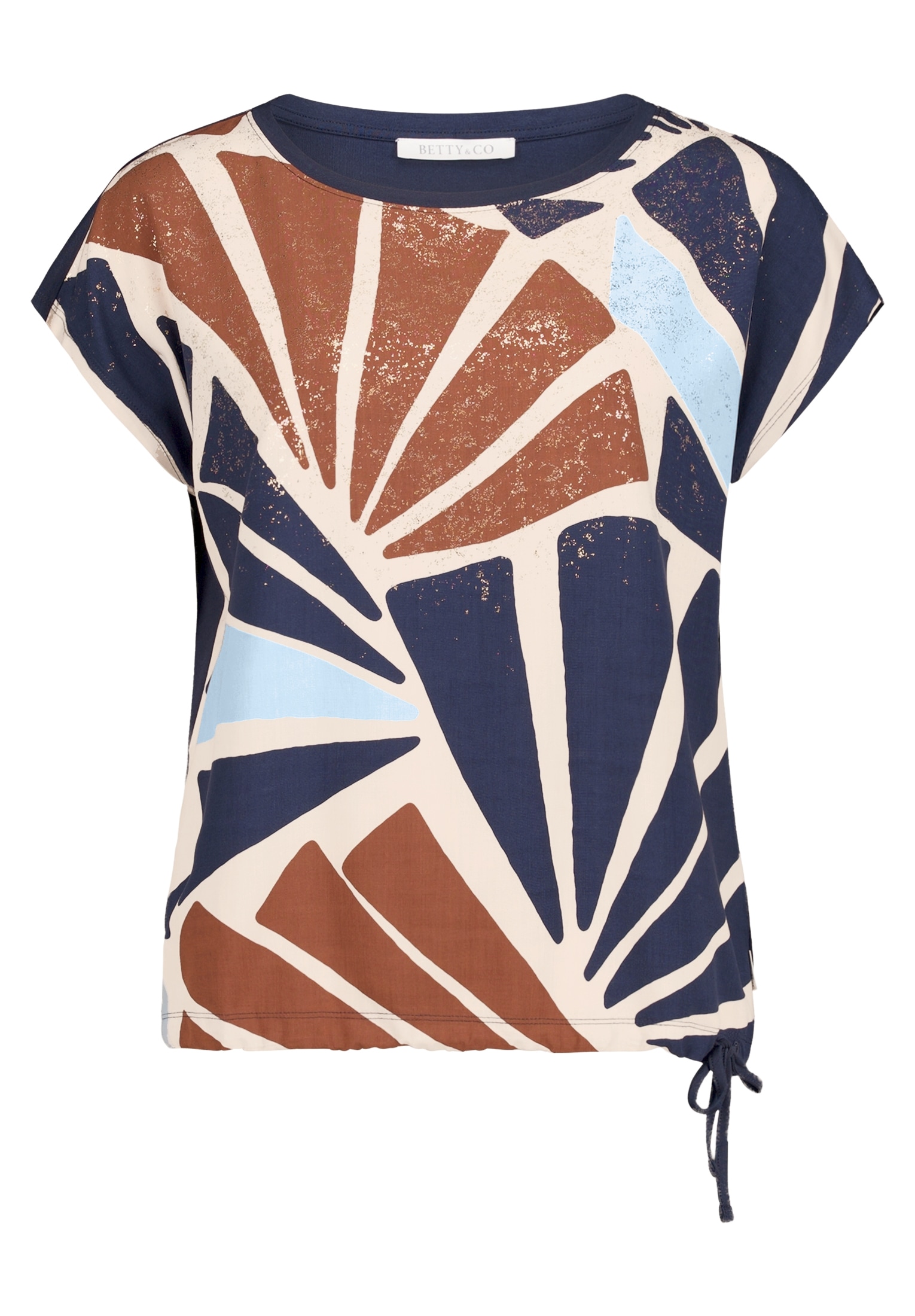 Betty&Co Kurzarmshirt »Damen mit Print« 1