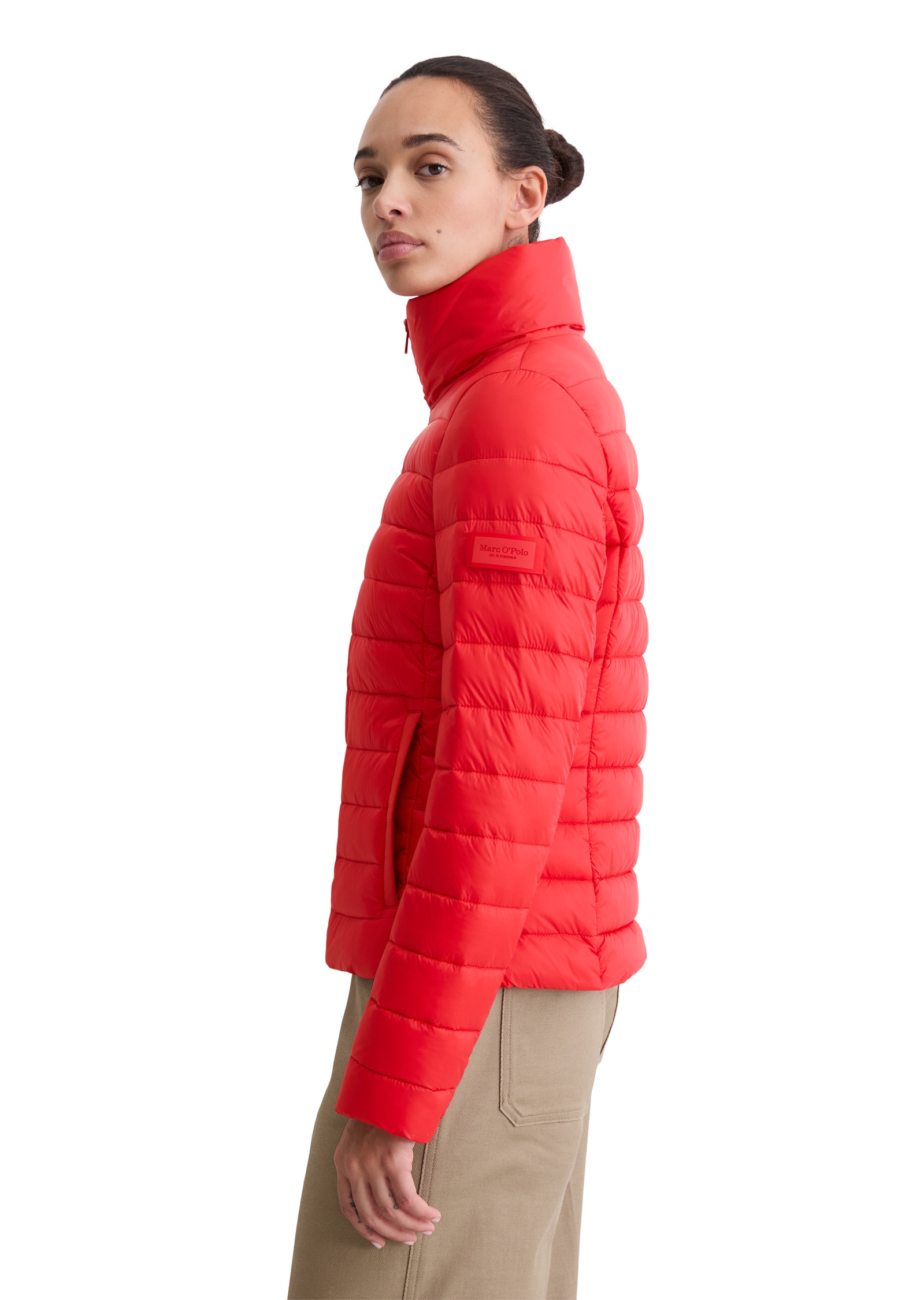 Marc O'Polo Outdoorjacke »mit recycelten Materialien« ohne Kapuze