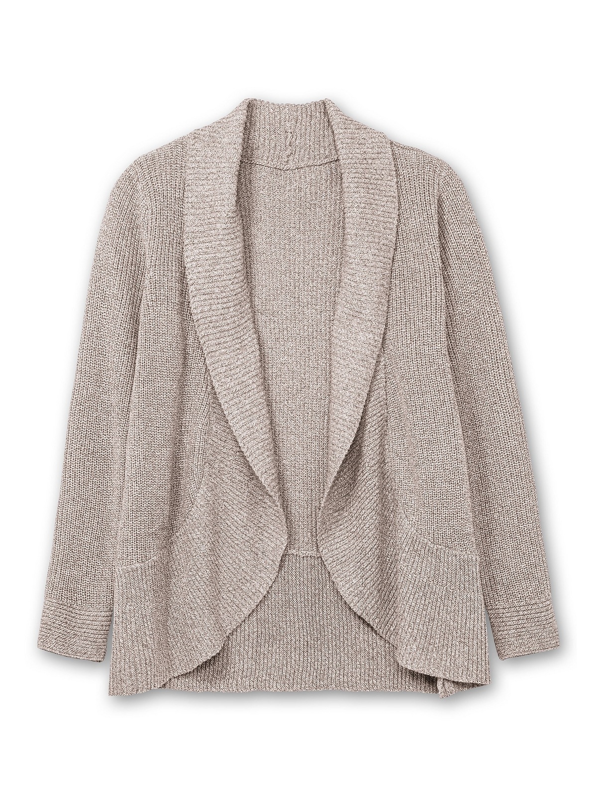 Sheego Strickjacke »Große Größen«, mit Schalkragen