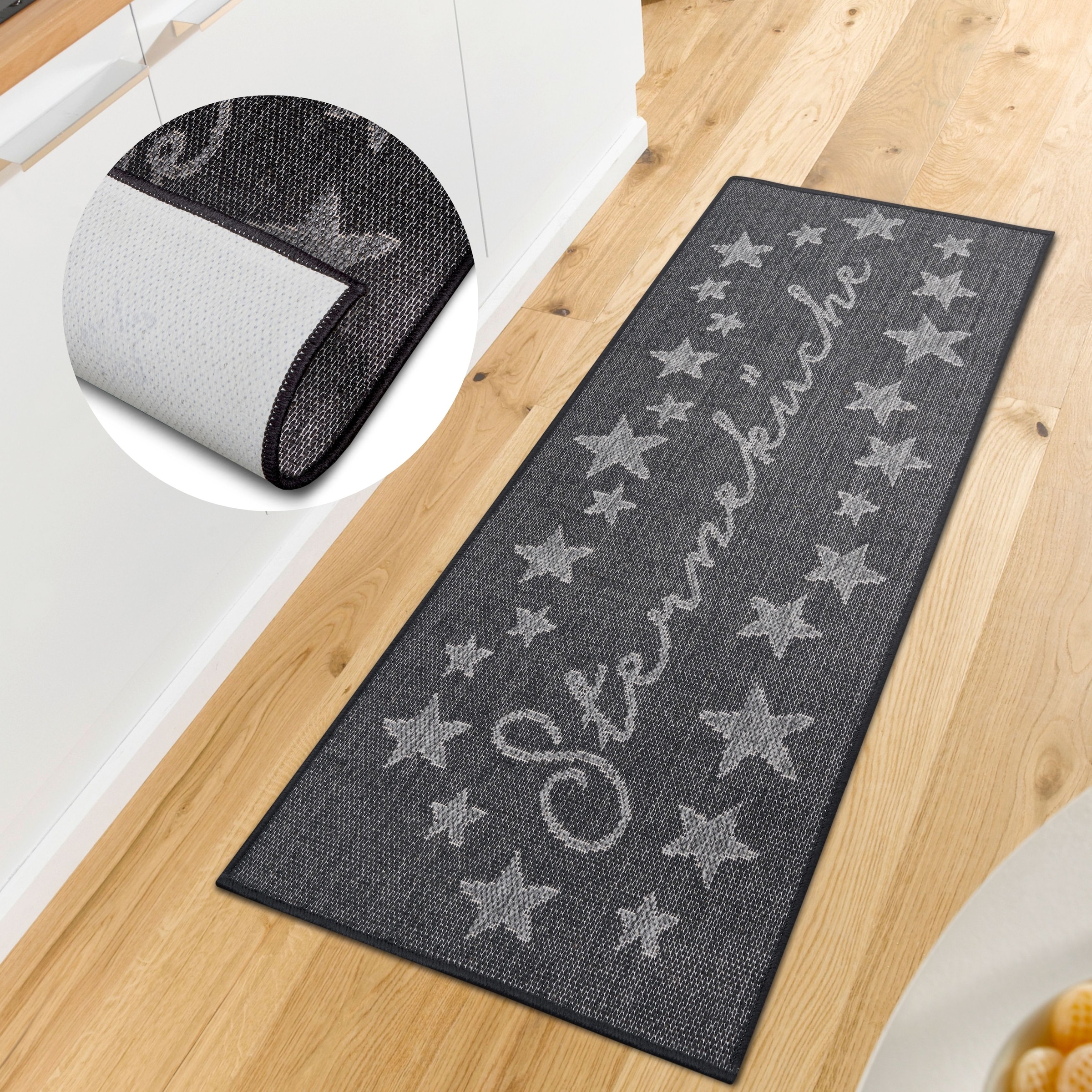 HANSE Home Küchenläufer "Sterneküche" rechteckig 5 mm Höhe Läufer, Rutschfe günstig online kaufen