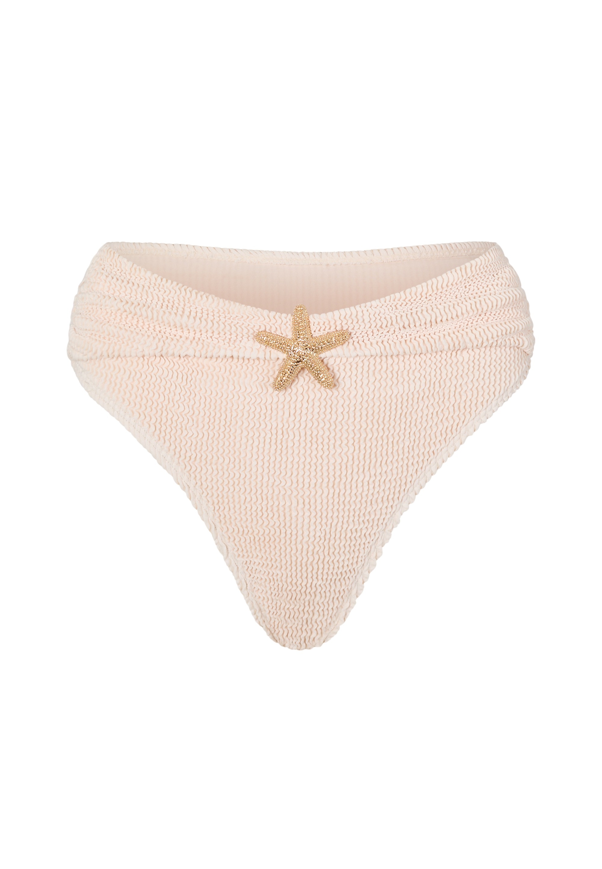 Moda Minx Bikini-Hose »Starfish Scrunch High Waist Bikini Bottom«, (1 St.), mit tollem Seestern-Element
