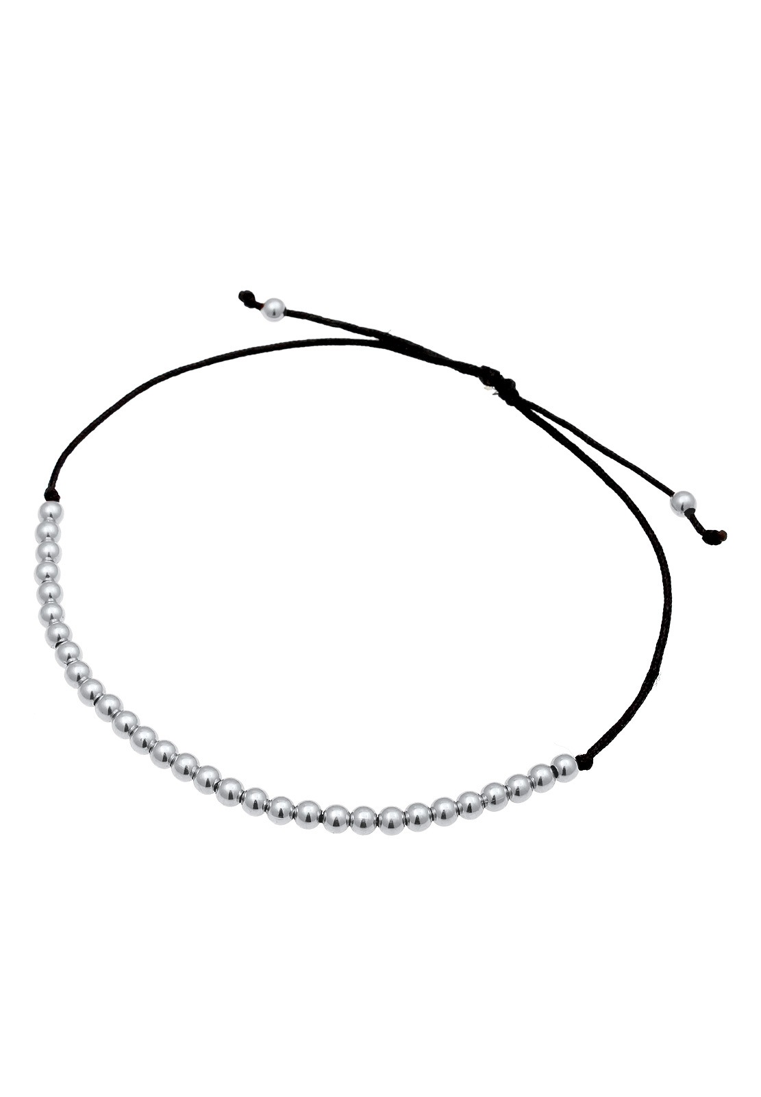 Elli Armband »Kugeln Bead Nylon 925 Sterling Silber«