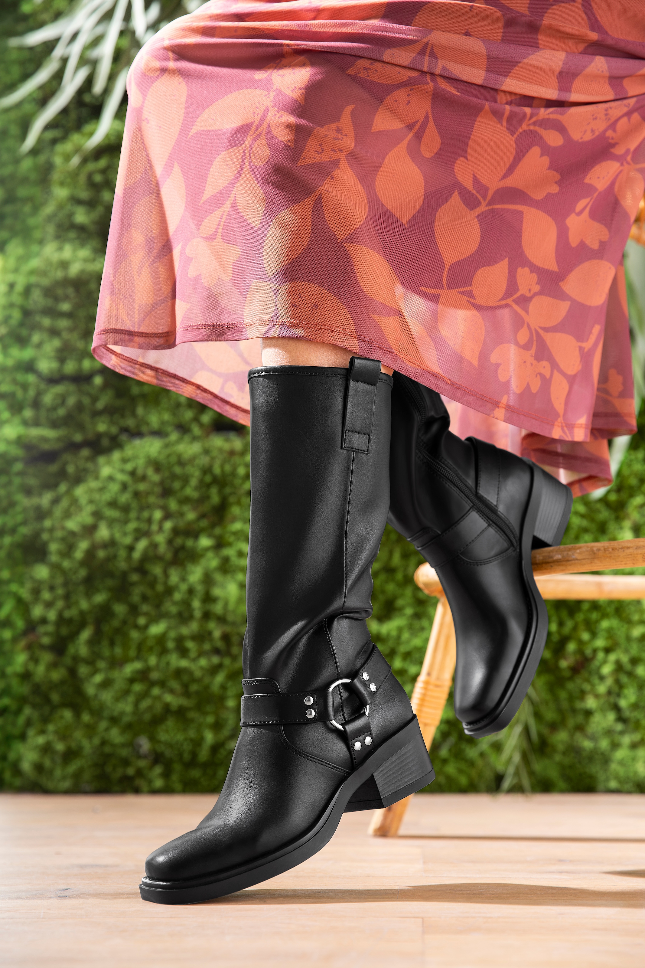 Aniston SHOES Stiefel, Bikerstiefel mit Innen-Reißverschluss - NEUE KOLLEKTION