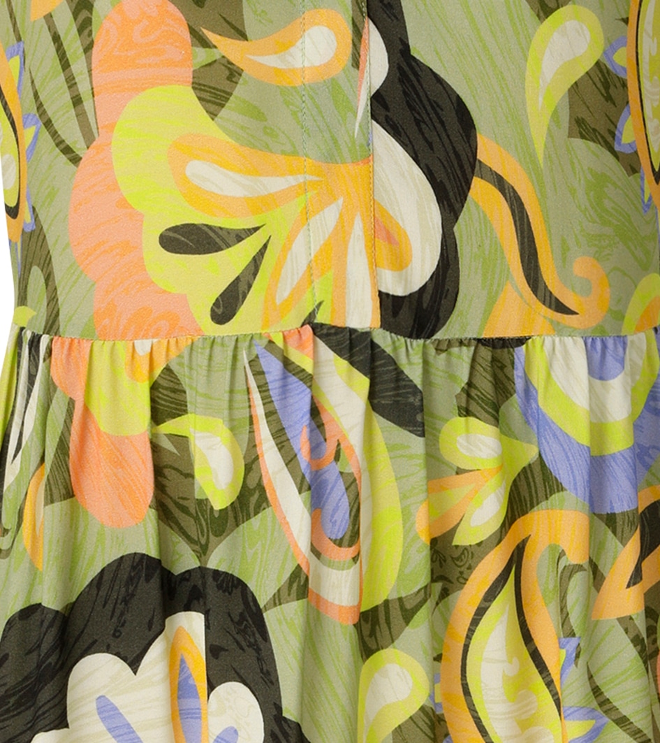 Aniston CASUAL Tunikakleid mit farbenfrohen, großflächigem Paisley-Druck - NEUE KOLLEKETION