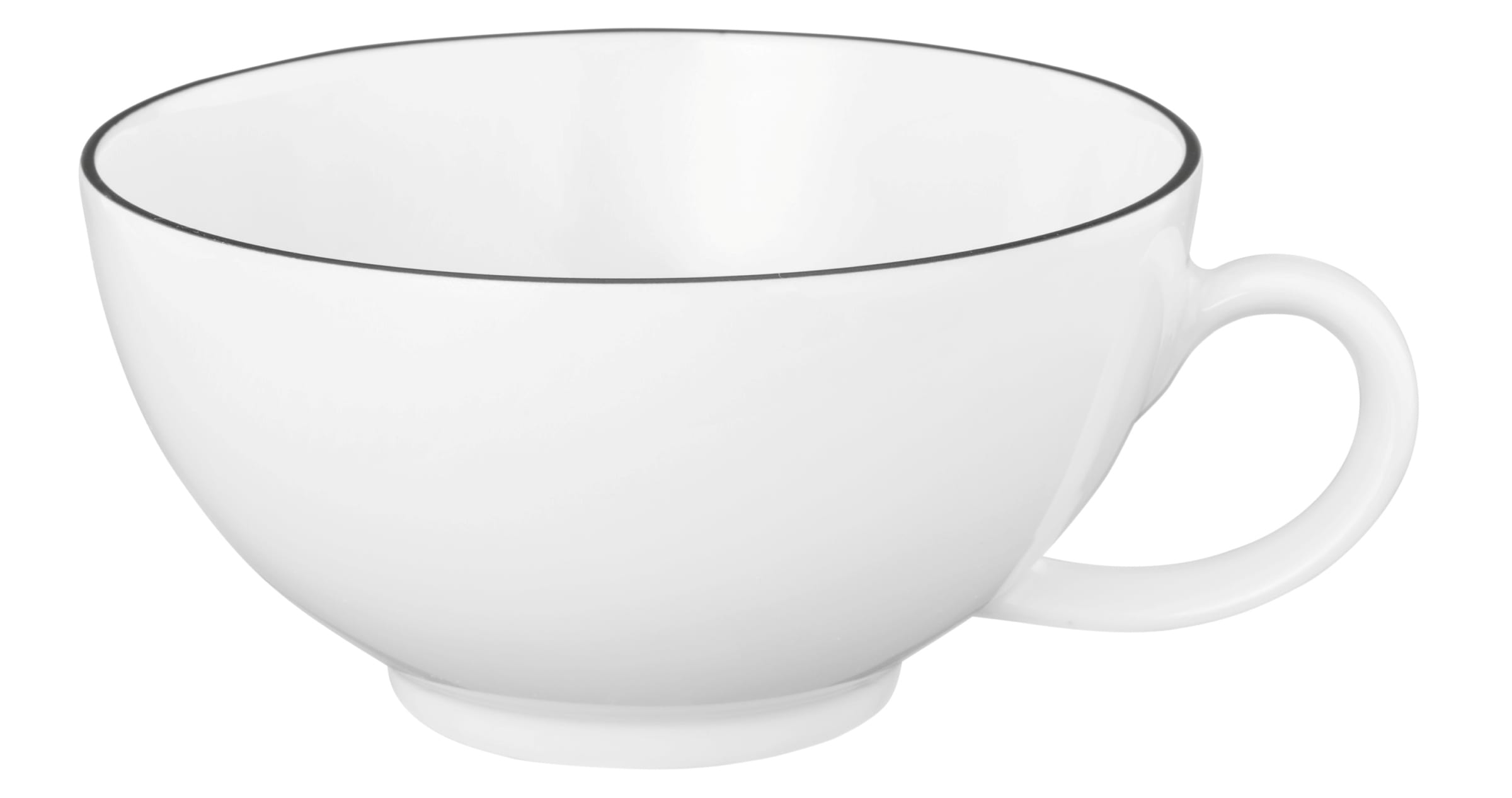 Seltmann Weiden Tasse "Lido Black Line" Teeobertasse 0,20 l günstig online kaufen