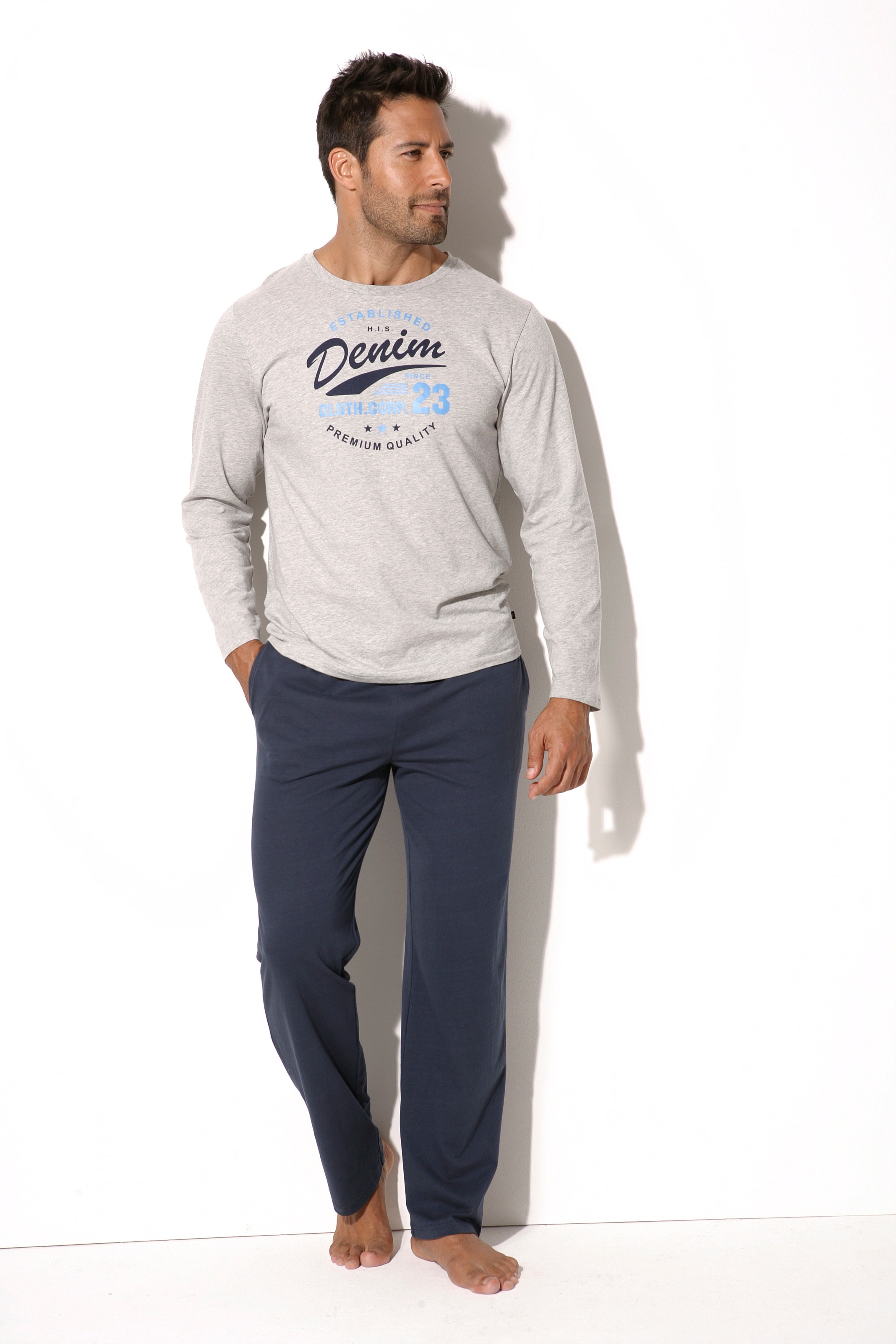 Thumbnail - H.I.S Pyjama Packung, 2 Stück, 4 tlg. Schlafanzug mit unterschiedlichem Design