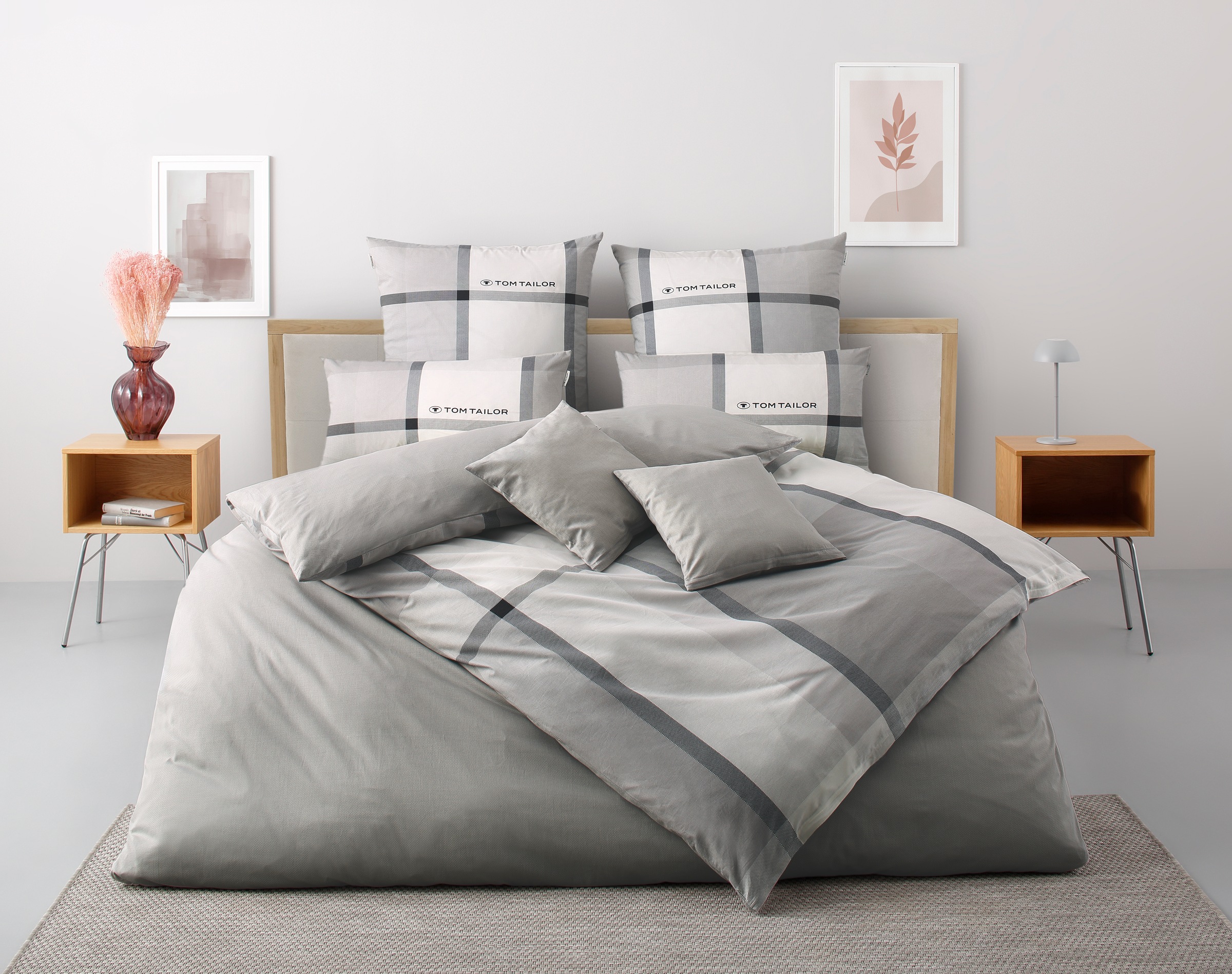 TOM TAILOR HOME Bettwäsche "Lenny in Gr. 135x200 oder 155x220 cm" 3 Stk. mi günstig online kaufen