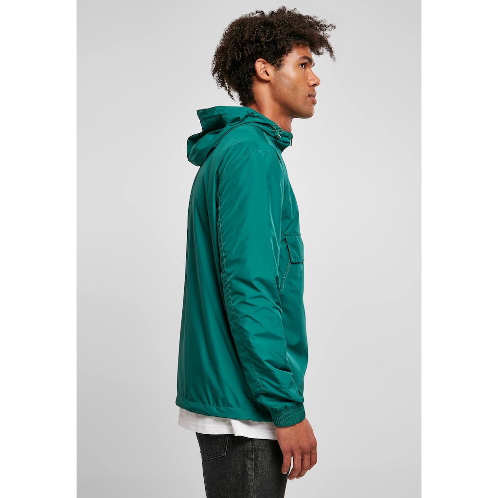 URBAN CLASSICS Anorak »Urban Classics Herren Basic Pull Over Jacket«, (1 St.), mit Kapuze