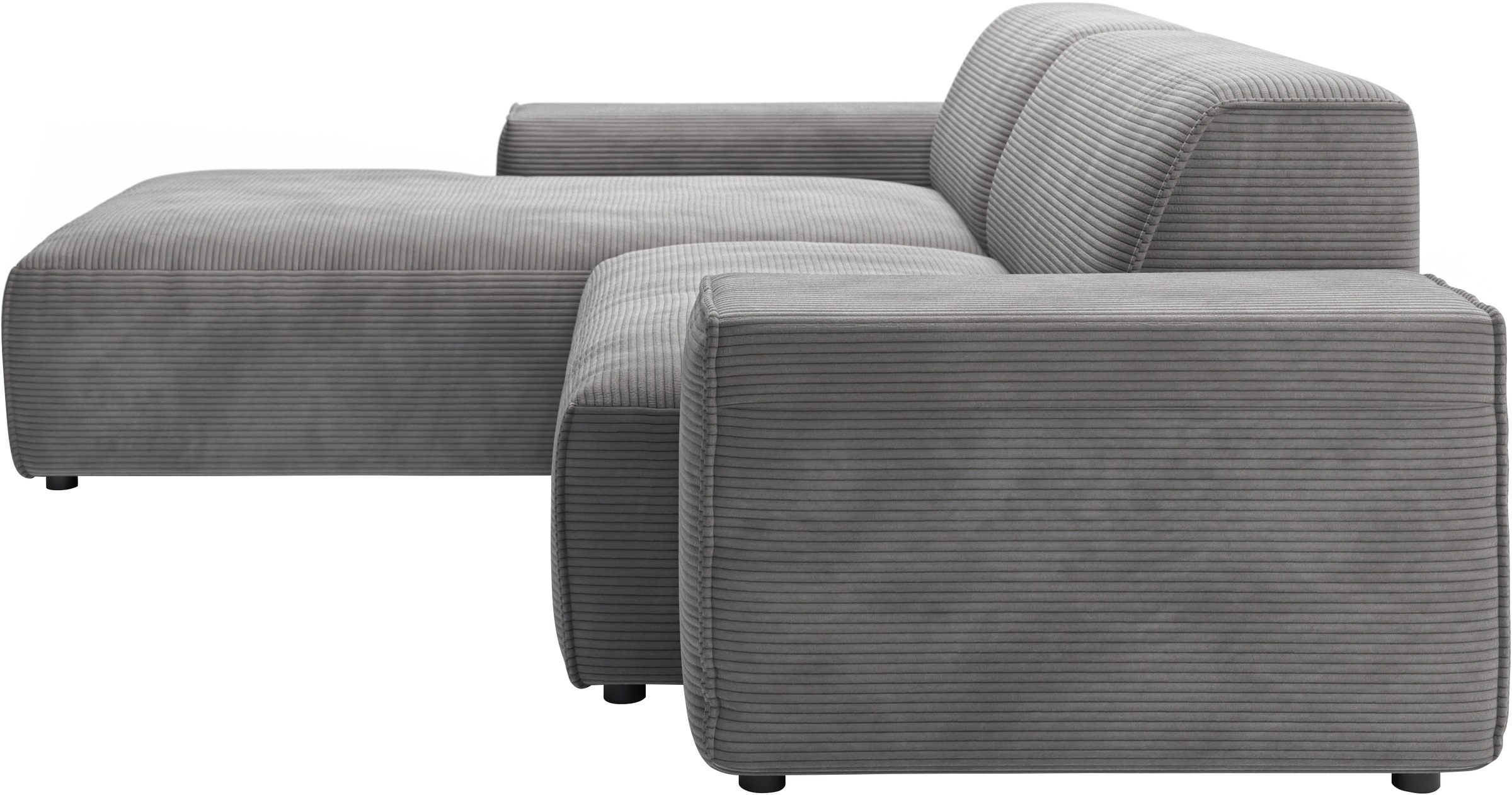 andas Ecksofa »Glimminge L-Form auch in Breitcord, Feincord + Easy care-Bezug,«, Breite 234, Zierkissen