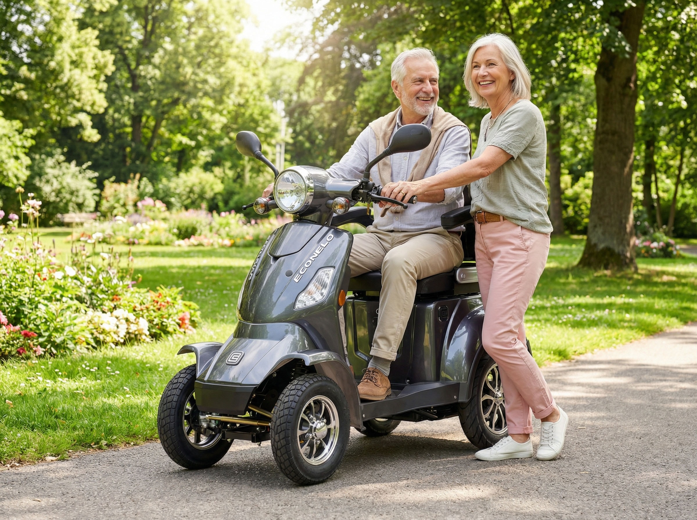 ECONELO Elektromobil »Seniorenmobil P4000, Blei-Akku, 25 km/h, 1000 Watt« 1.000 W 25 km/h